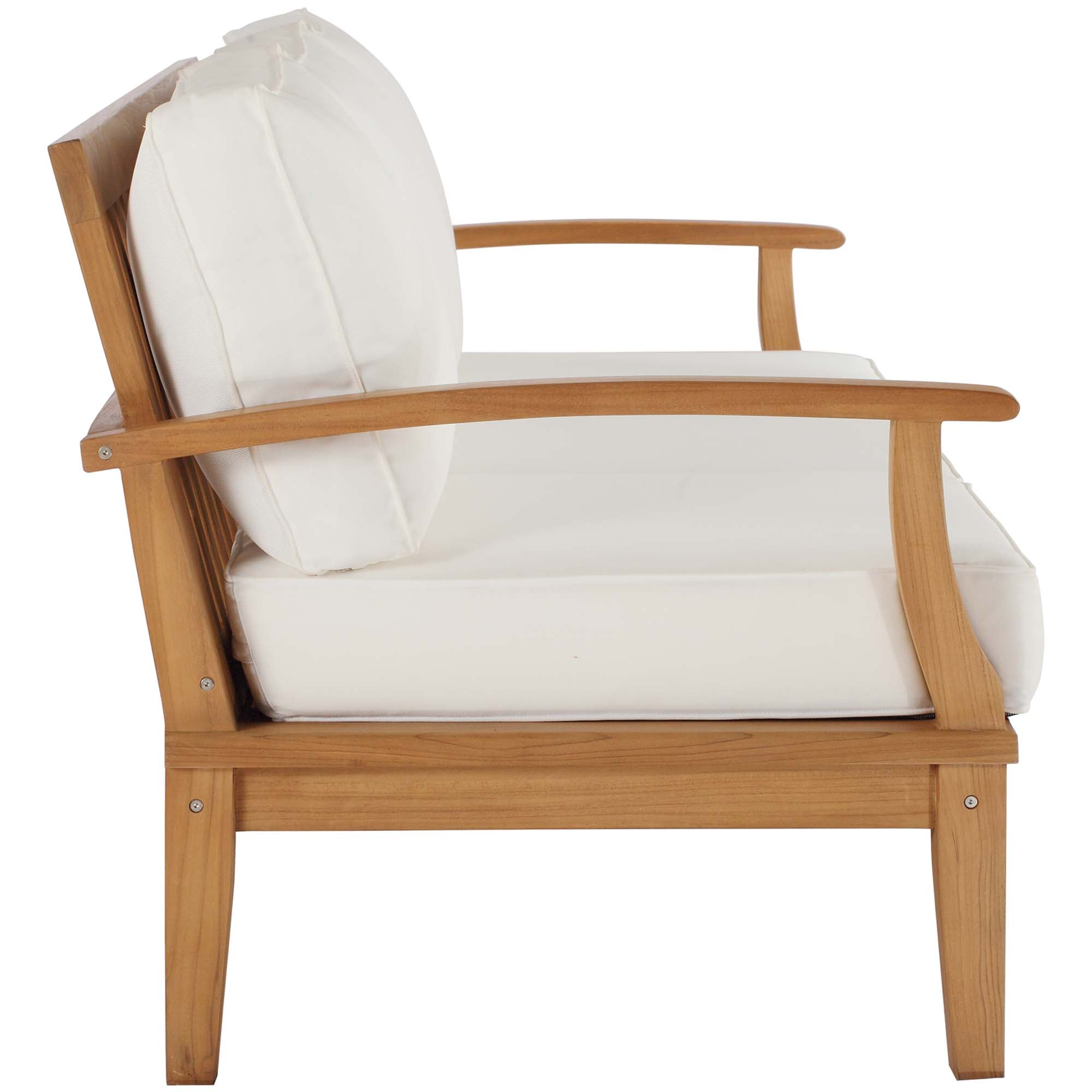 Marina Outdoor Patio Teak Sofa by Modway - Best Buy Furniture