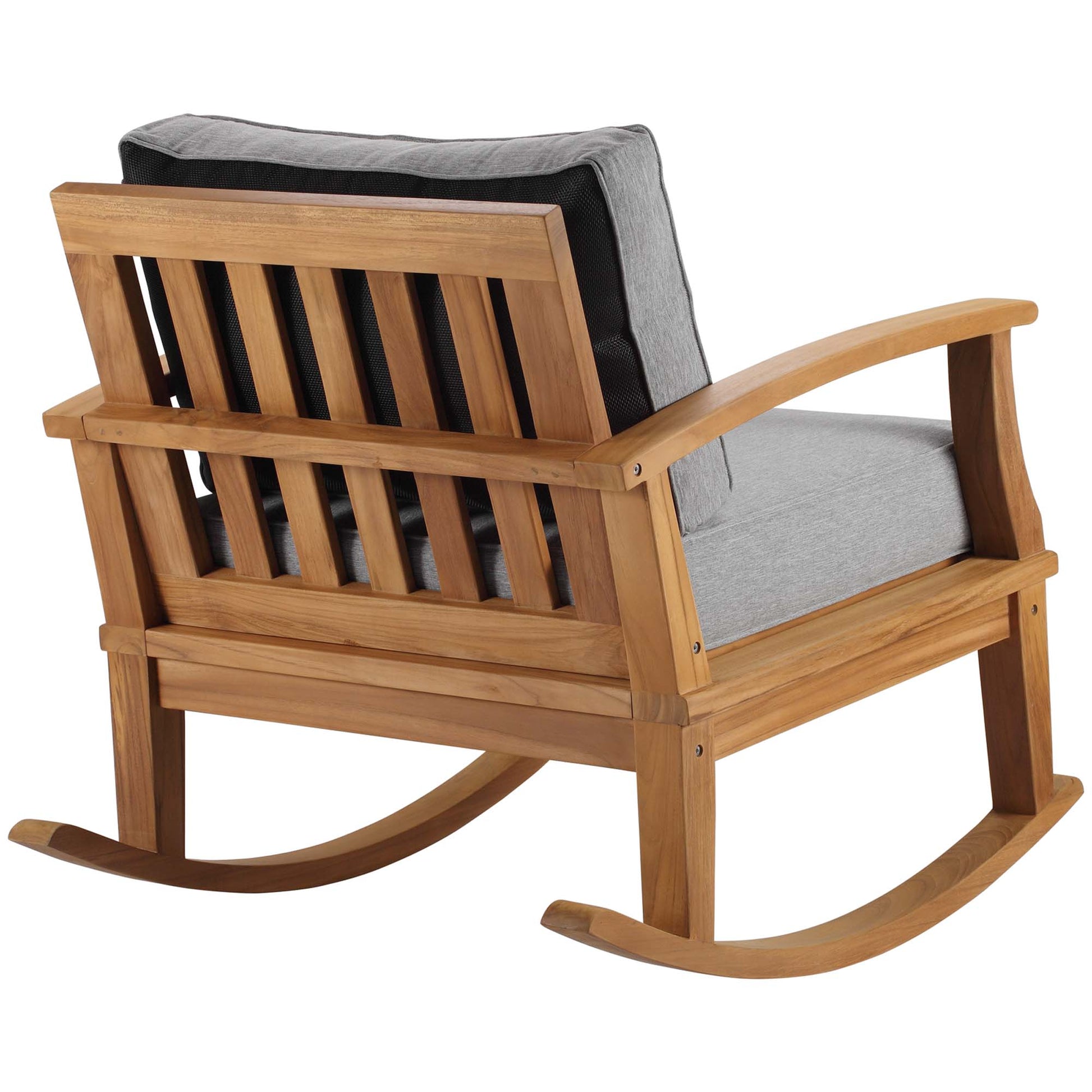 Marina Outdoor Patio Teak Rocking Chair by Modway - Best Buy Furniture