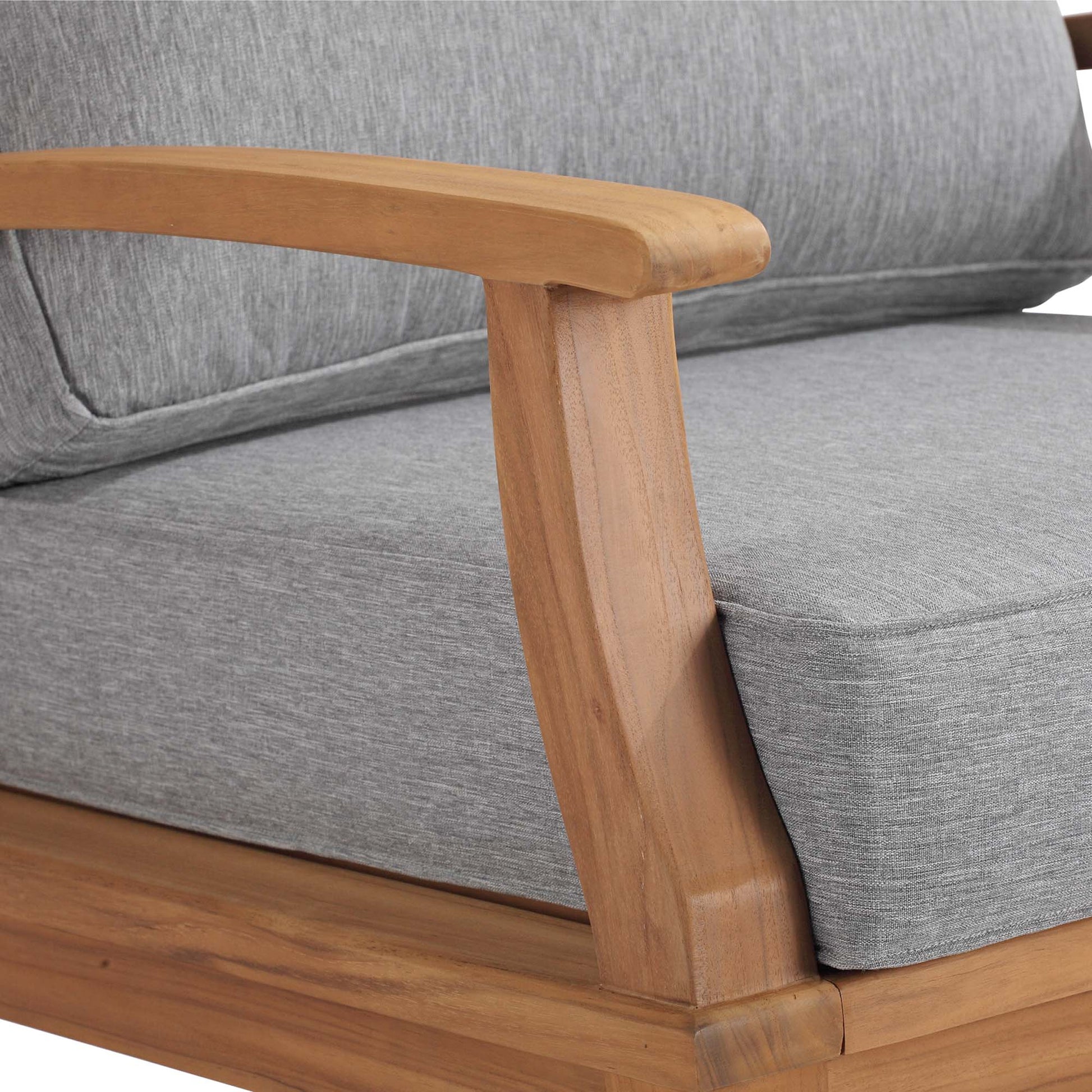 Marina Outdoor Patio Teak Rocking Chair by Modway - Best Buy Furniture