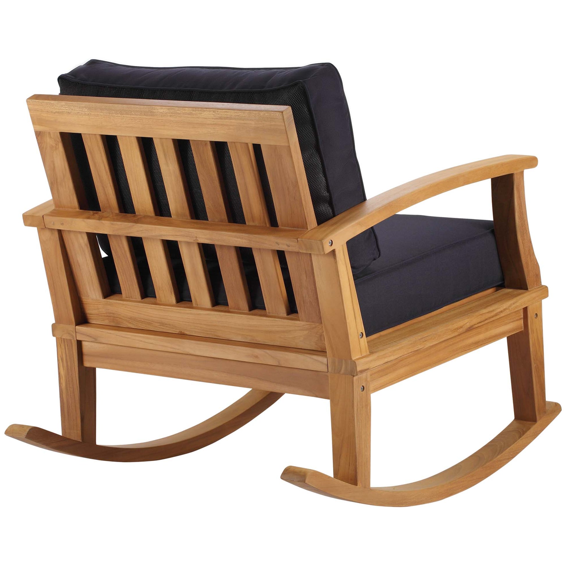 Marina Outdoor Patio Teak Rocking Chair by Modway - Best Buy Furniture
