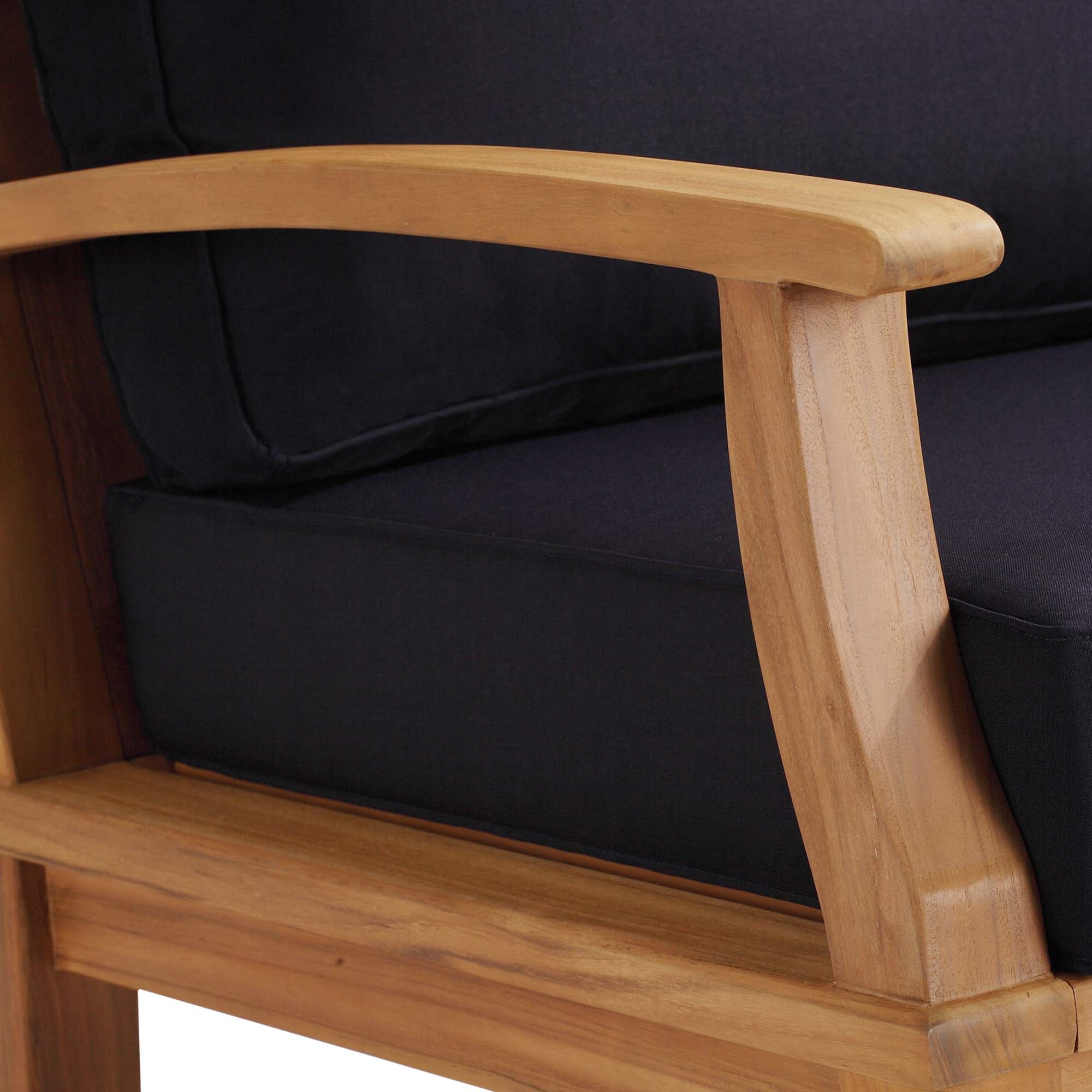 Marina Outdoor Patio Teak Rocking Chair by Modway - Best Buy Furniture