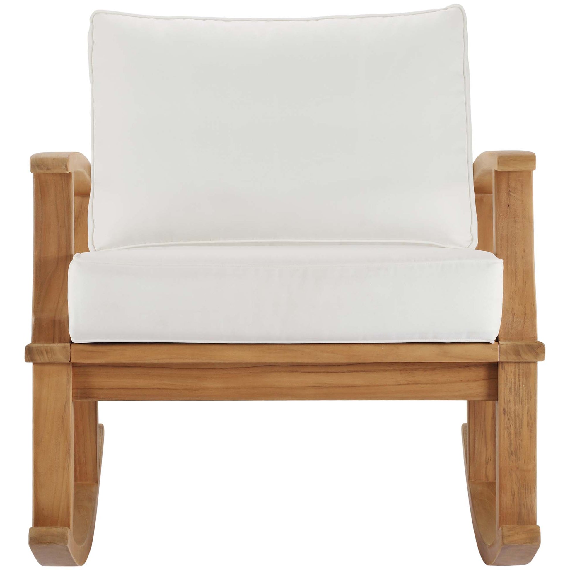 Marina Outdoor Patio Teak Rocking Chair by Modway - Best Buy Furniture