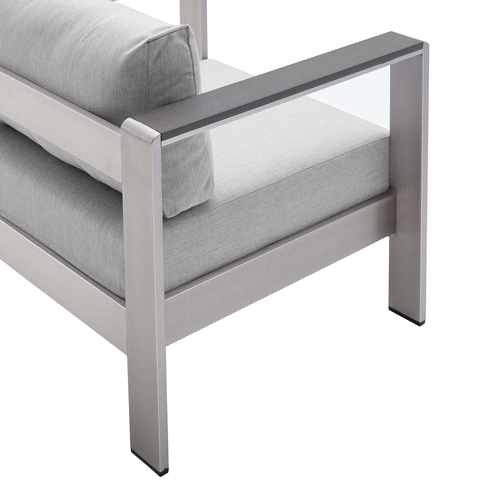 Shore Sunbrella� Fabric Aluminum Outdoor Patio Armchair by Modway