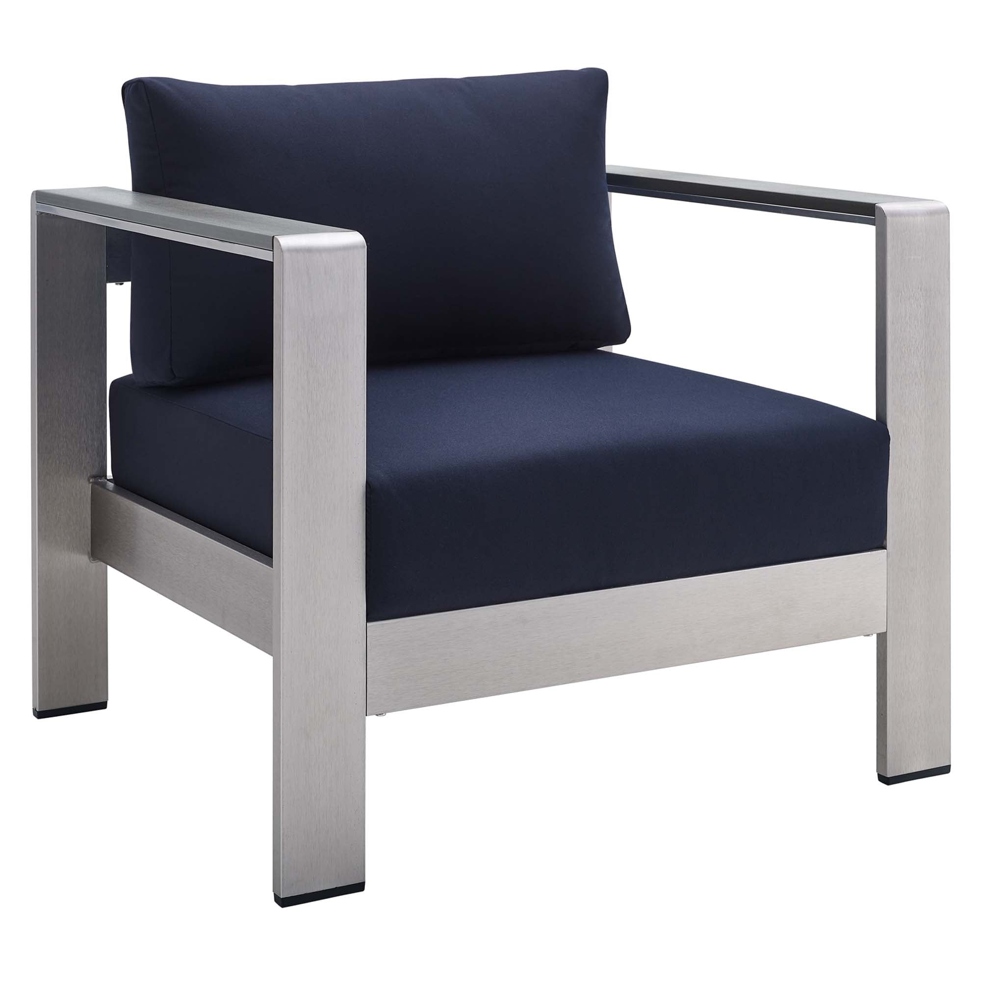 Shore Sunbrella� Fabric Aluminum Outdoor Patio Armchair by Modway