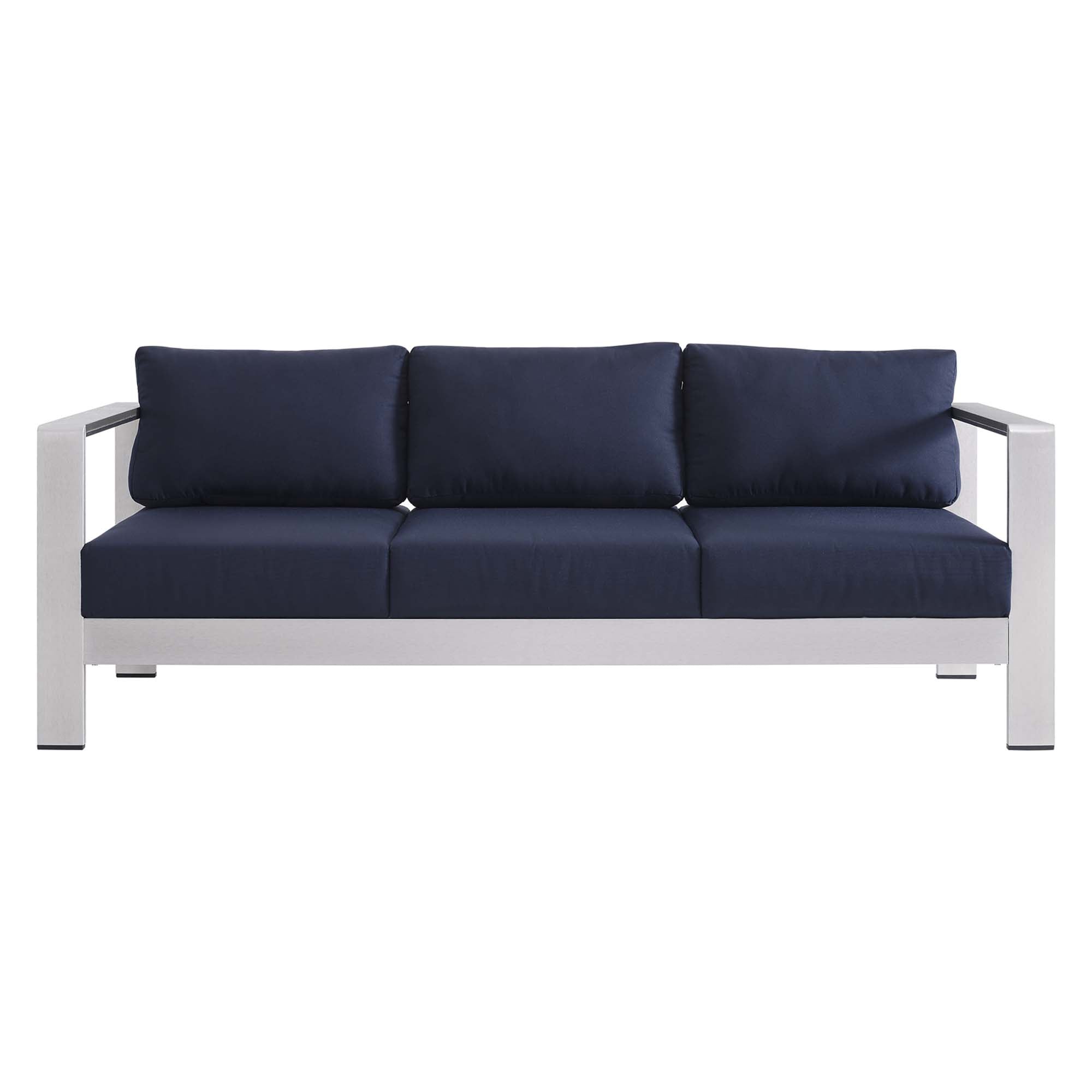 Shore Sunbrella� Fabric Aluminum Outdoor Patio Sofa by Modway