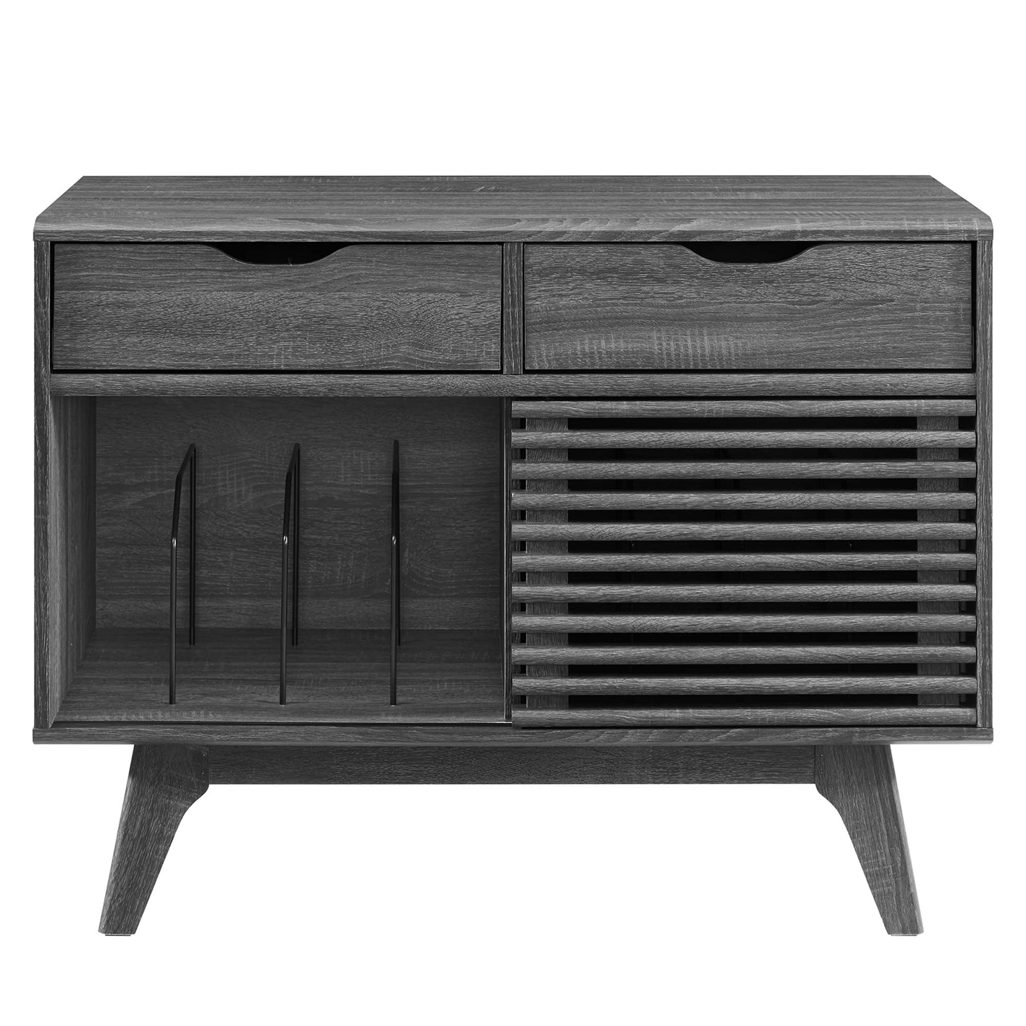 Render Vinyl Record Display Stand by Modway
