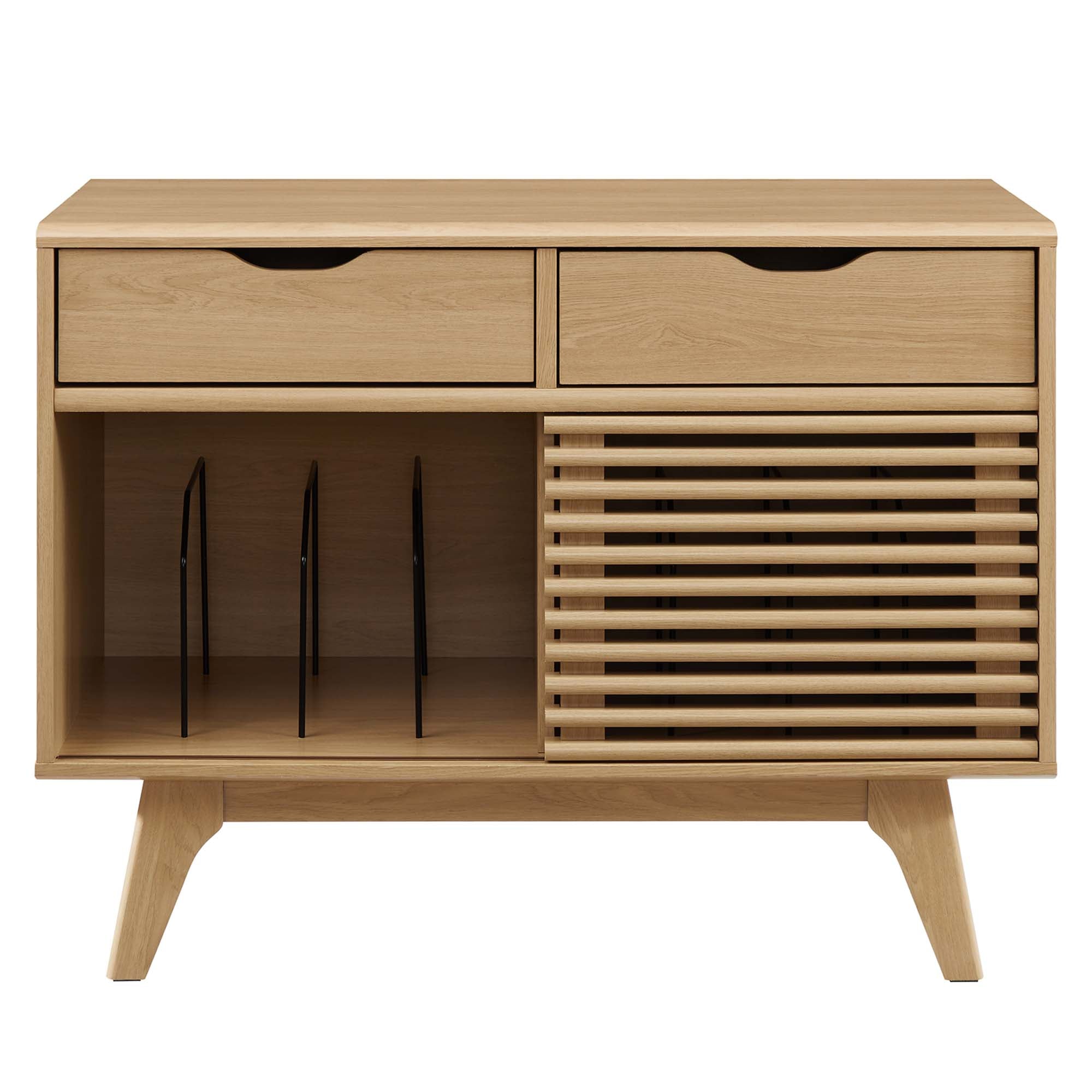 Render Vinyl Record Display Stand by Modway