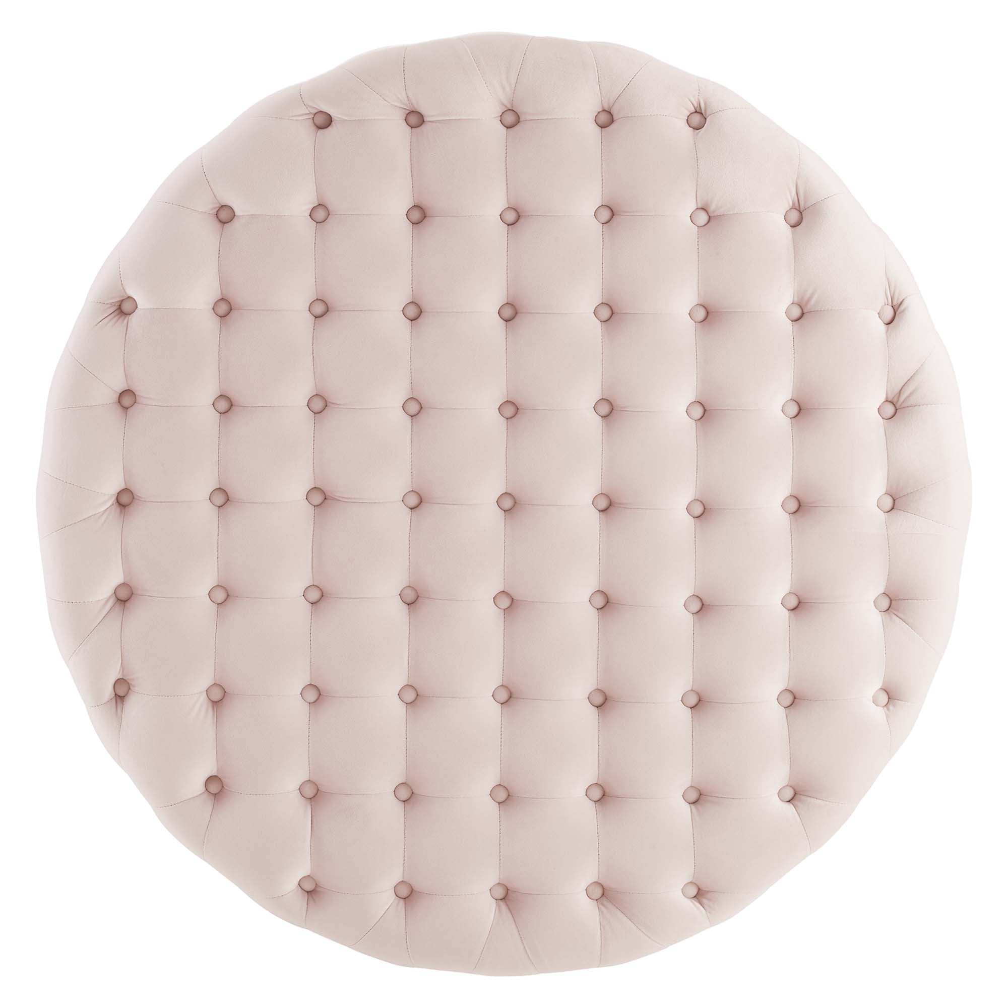 Ensconce Tufted Performance Velvet Round Ottoman by Modway