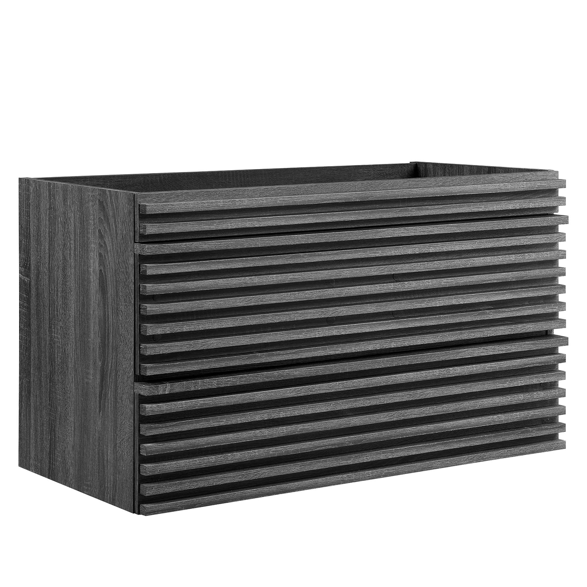 Render 36" Wall-Mount Bathroom Vanity Cabinet (Sink Basin Not Included) by Modway