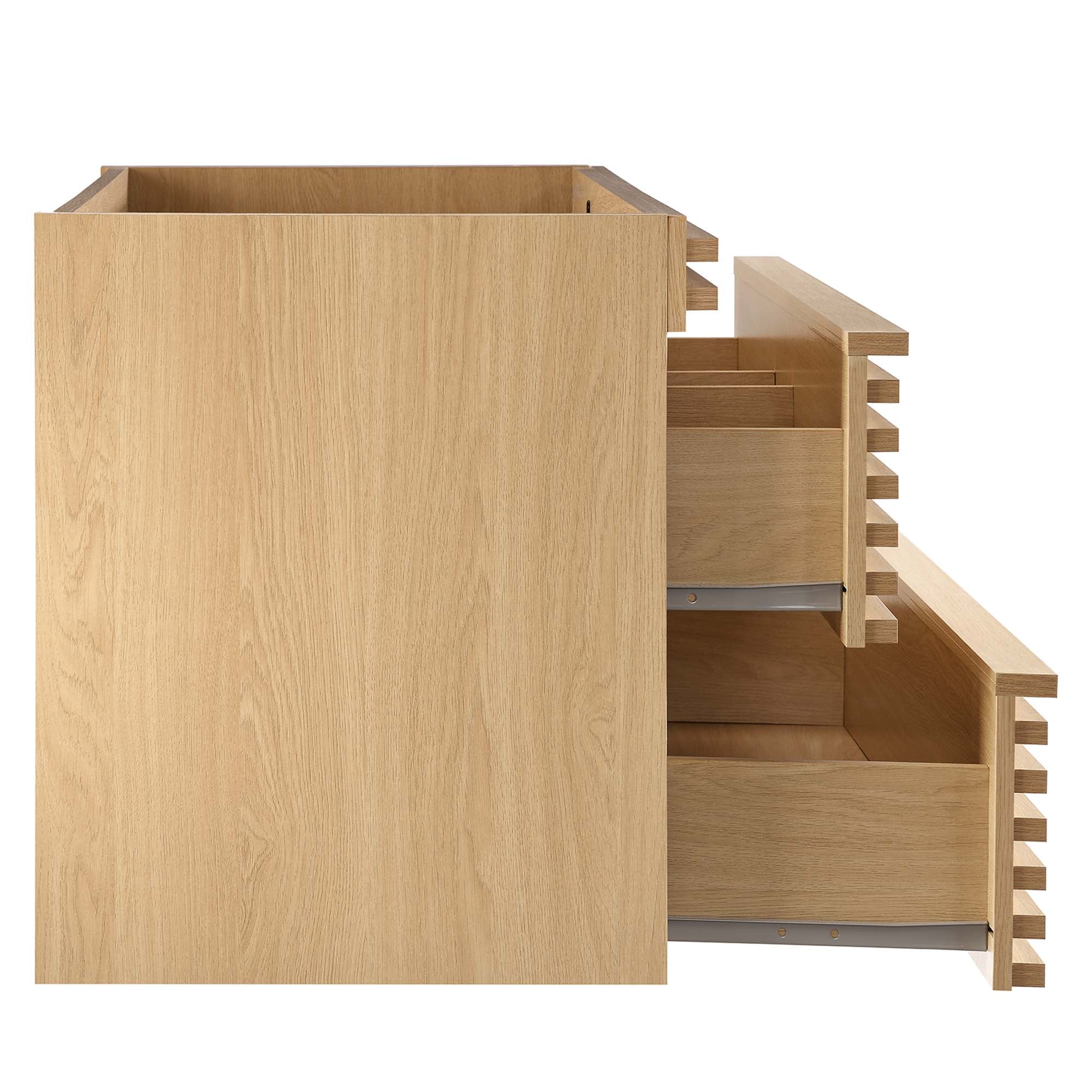 Render 36" Wall-Mount Bathroom Vanity Cabinet (Sink Basin Not Included) by Modway