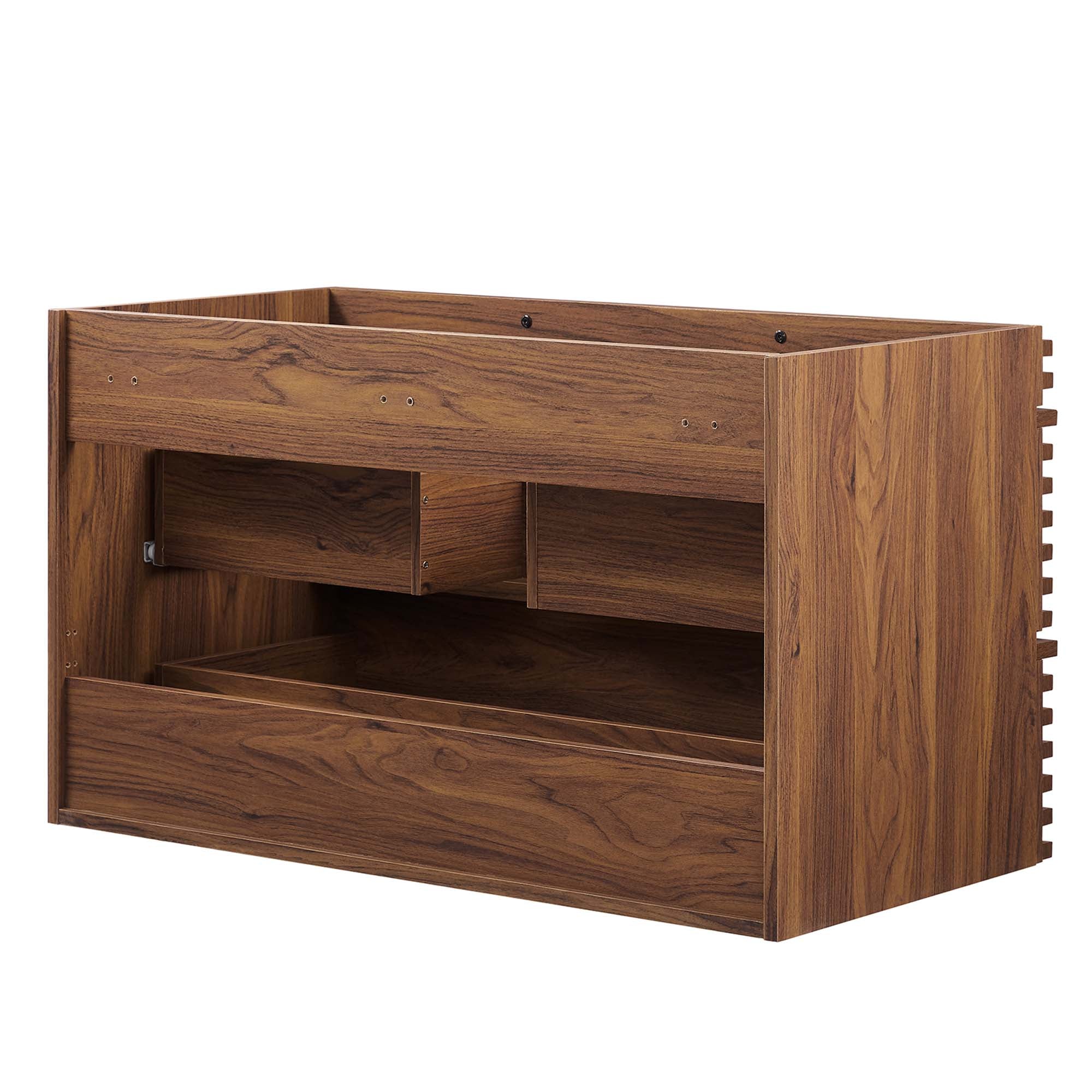 Render 36" Wall-Mount Bathroom Vanity Cabinet (Sink Basin Not Included) by Modway