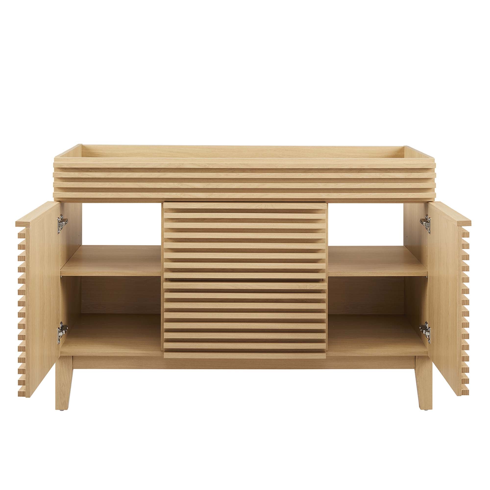 Render 48" Single Sink Compatible (not included) Bathroom Vanity Cabinet by Modway