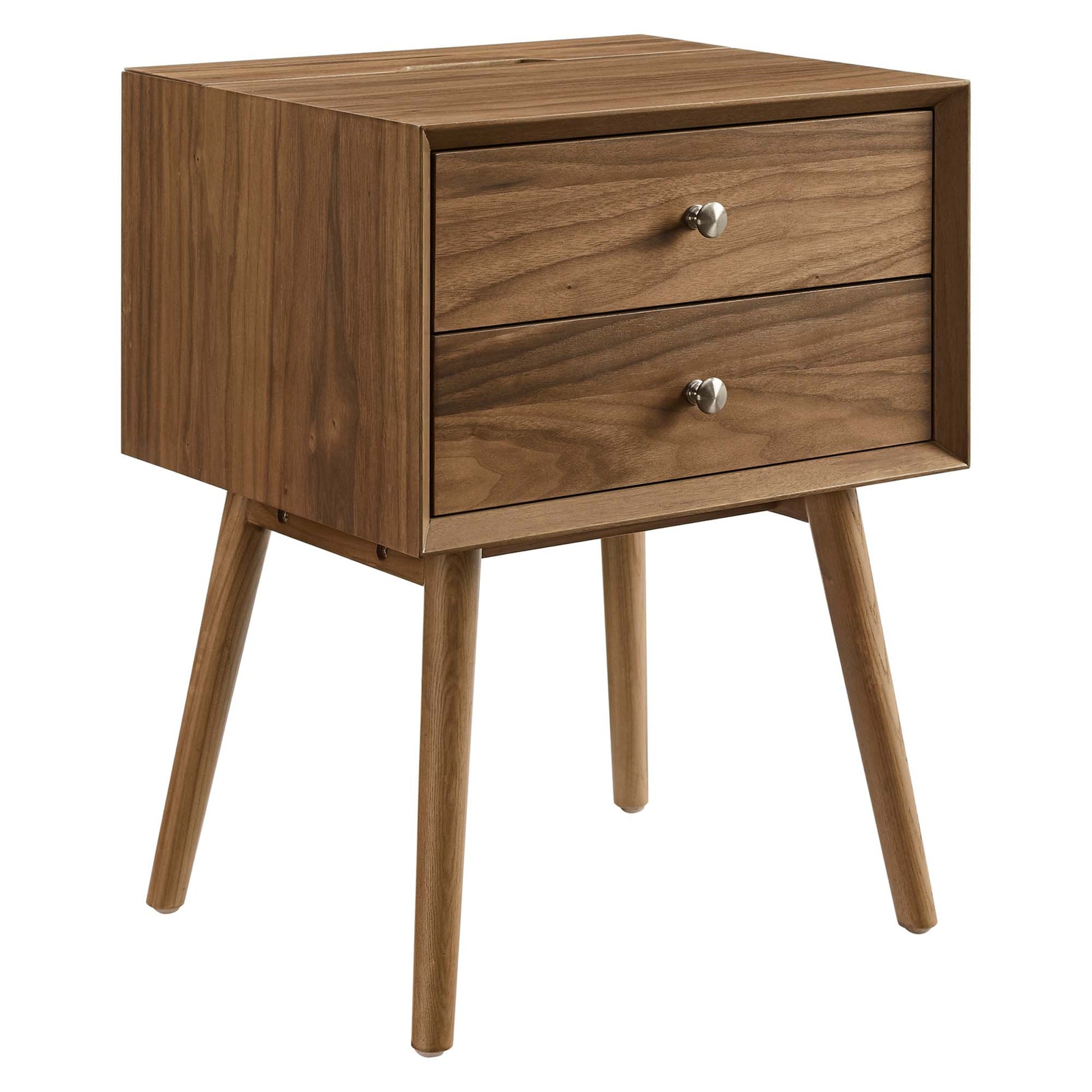 Ember Wood Nightstand With USB Ports - Best Buy Furniture