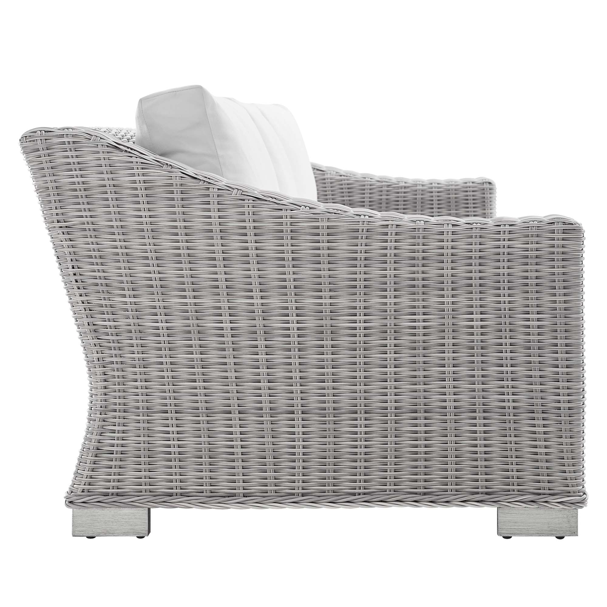 Conway 4-Piece Sunbrella� Outdoor Patio Wicker Rattan Furniture Set by Modway