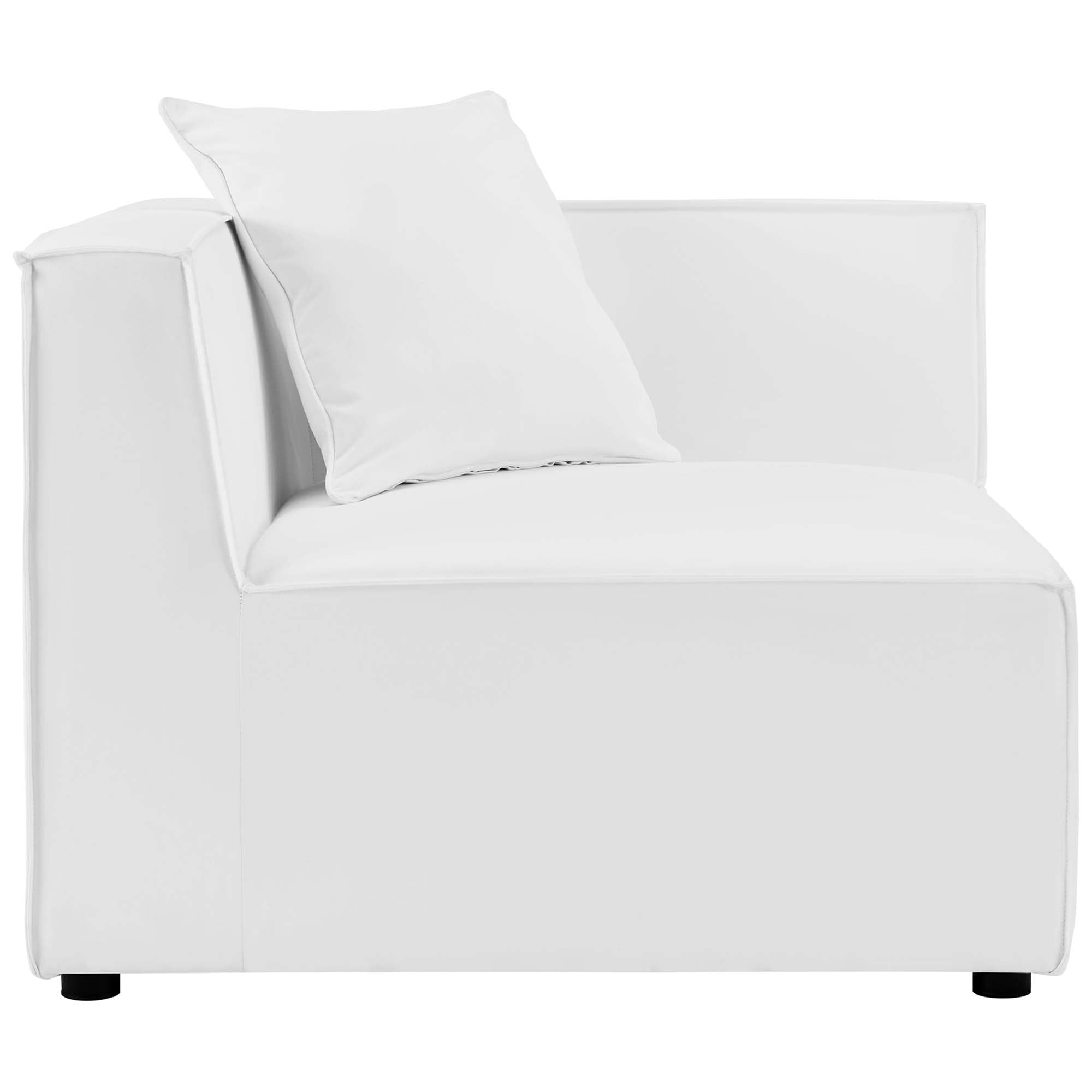 Saybrook 2-Piece Outdoor Patio Upholstered Sectional Sofa Loveseat by Modway