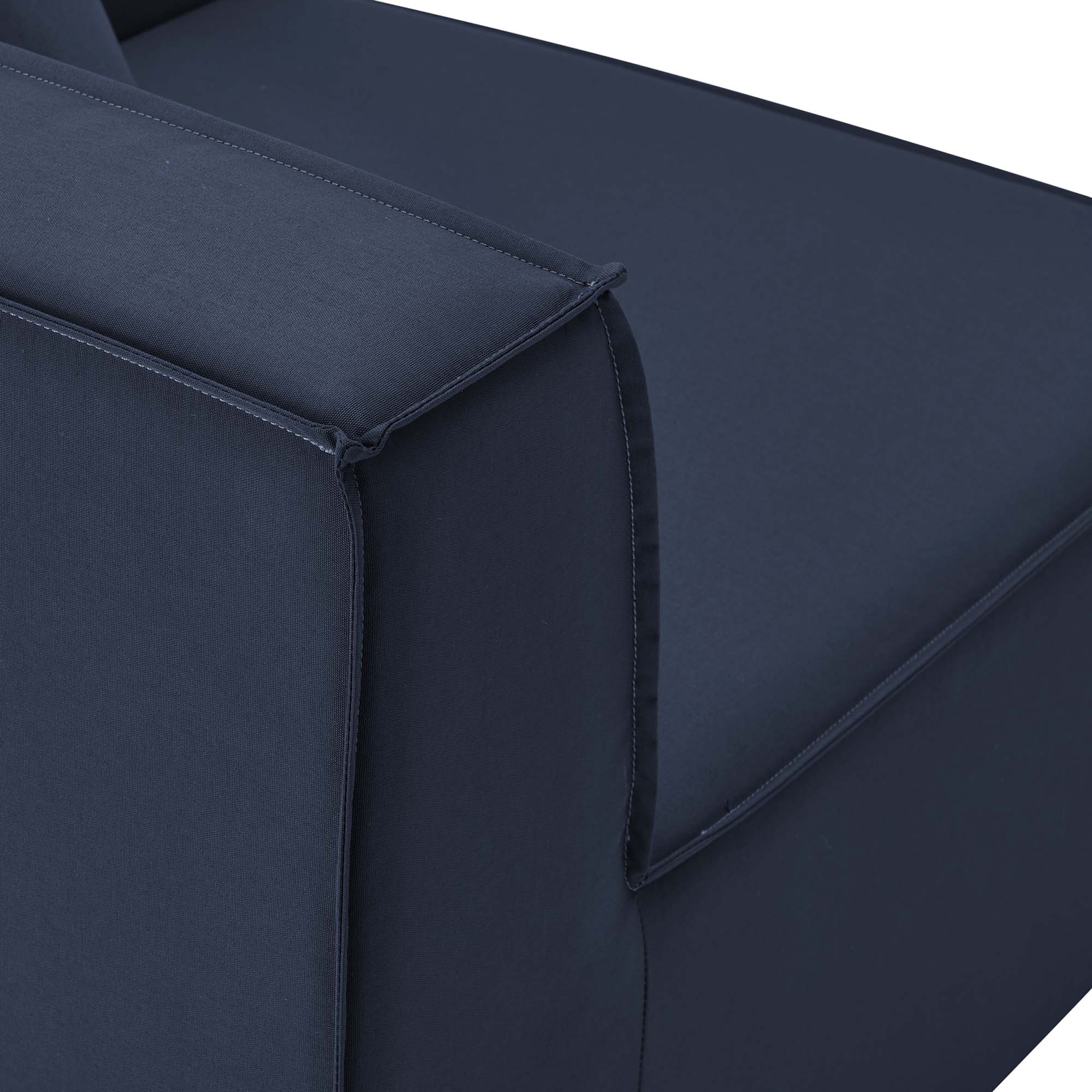 Saybrook 4-Piece Outdoor Patio Upholstered Sectional Sofa by Modway