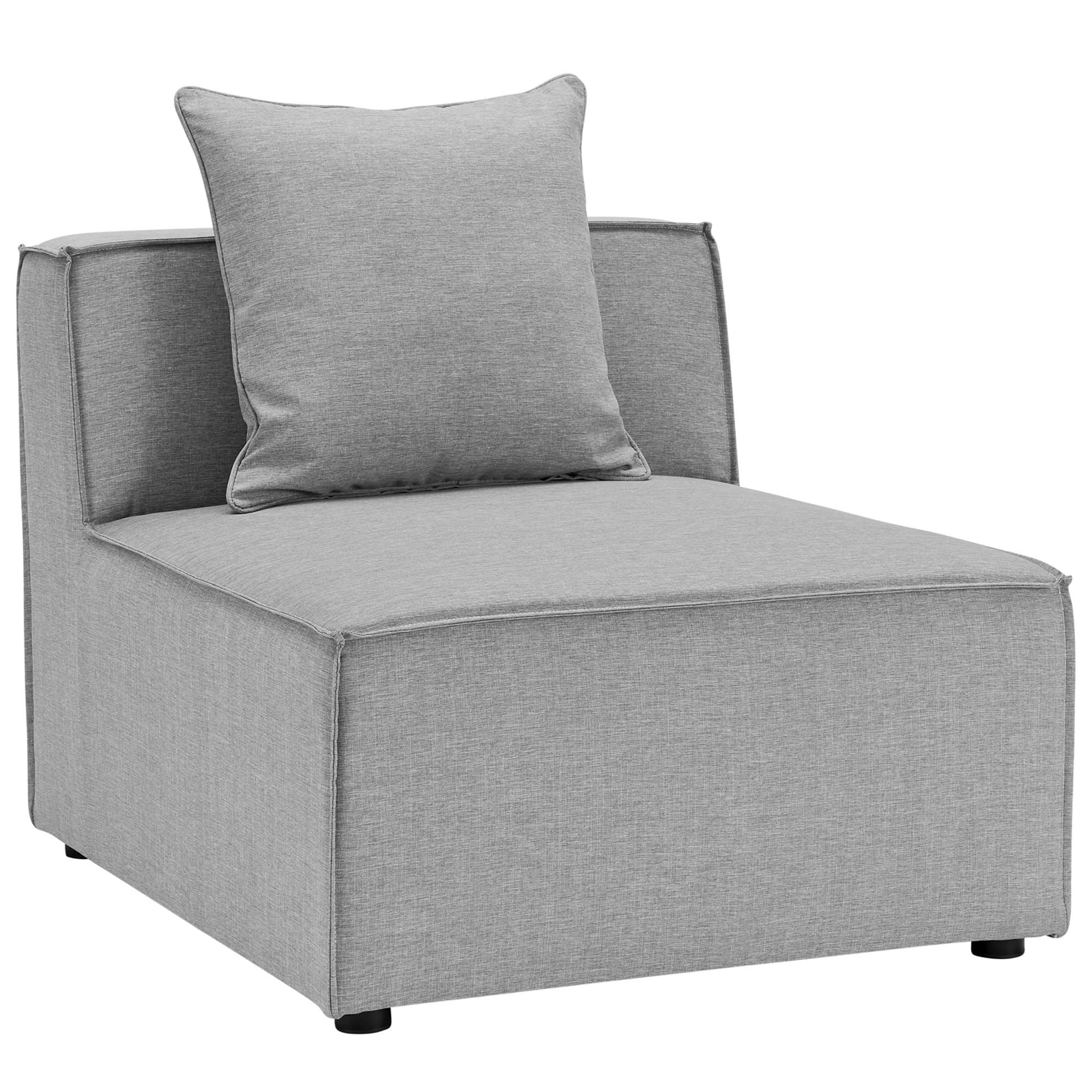 Saybrook 6-Piece Outdoor Patio Upholstered Sectional Sofa by Modway