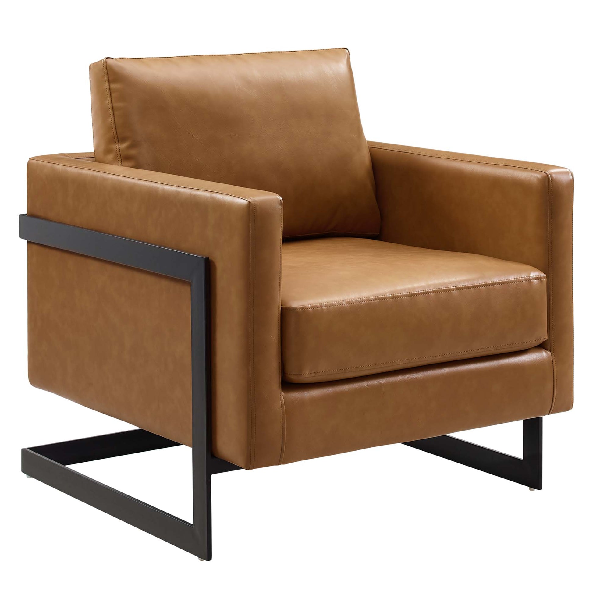 Posse Vegan Leather Accent Chair - Best Buy Furniture