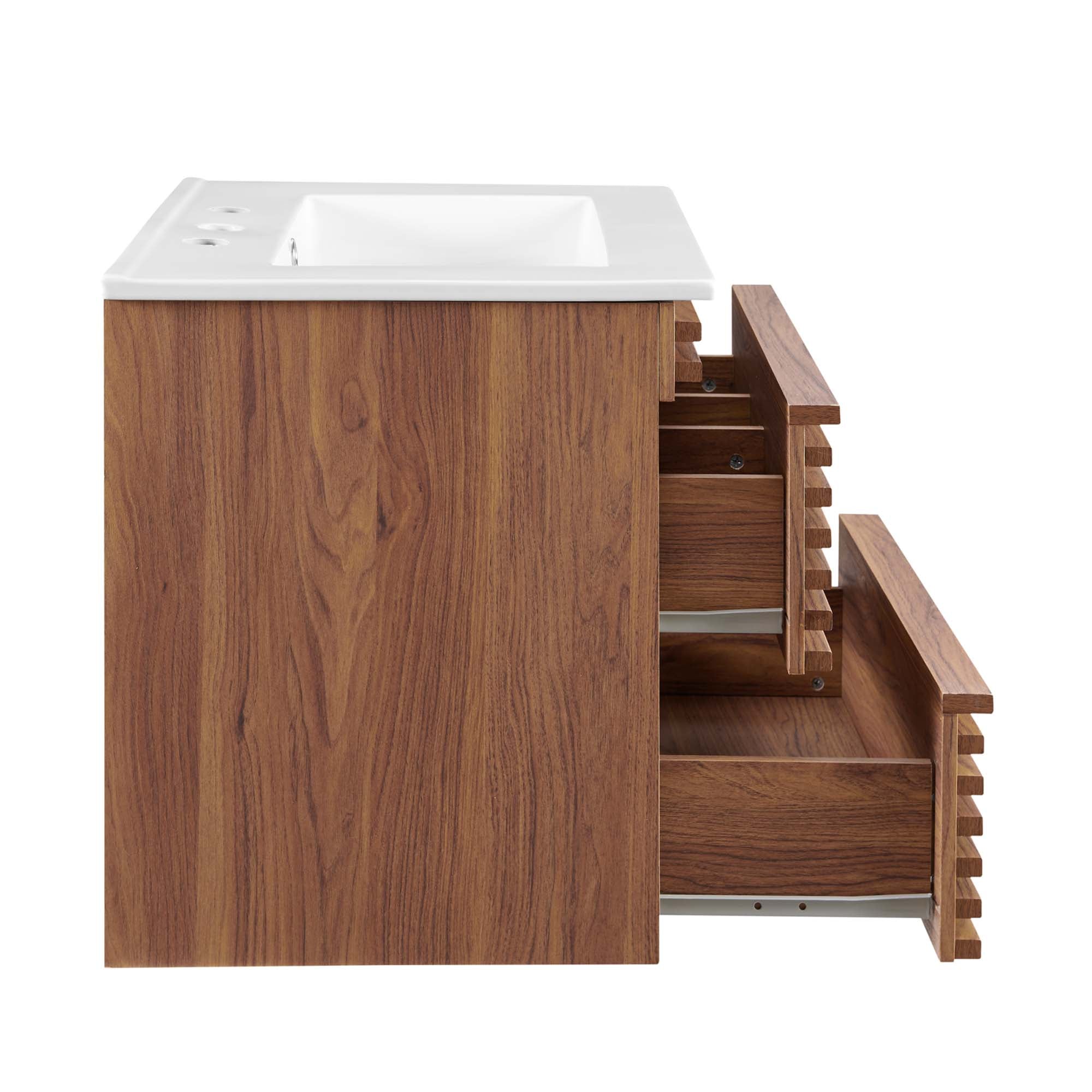 Render 24" Wall-Mount Bathroom Vanity by Modway