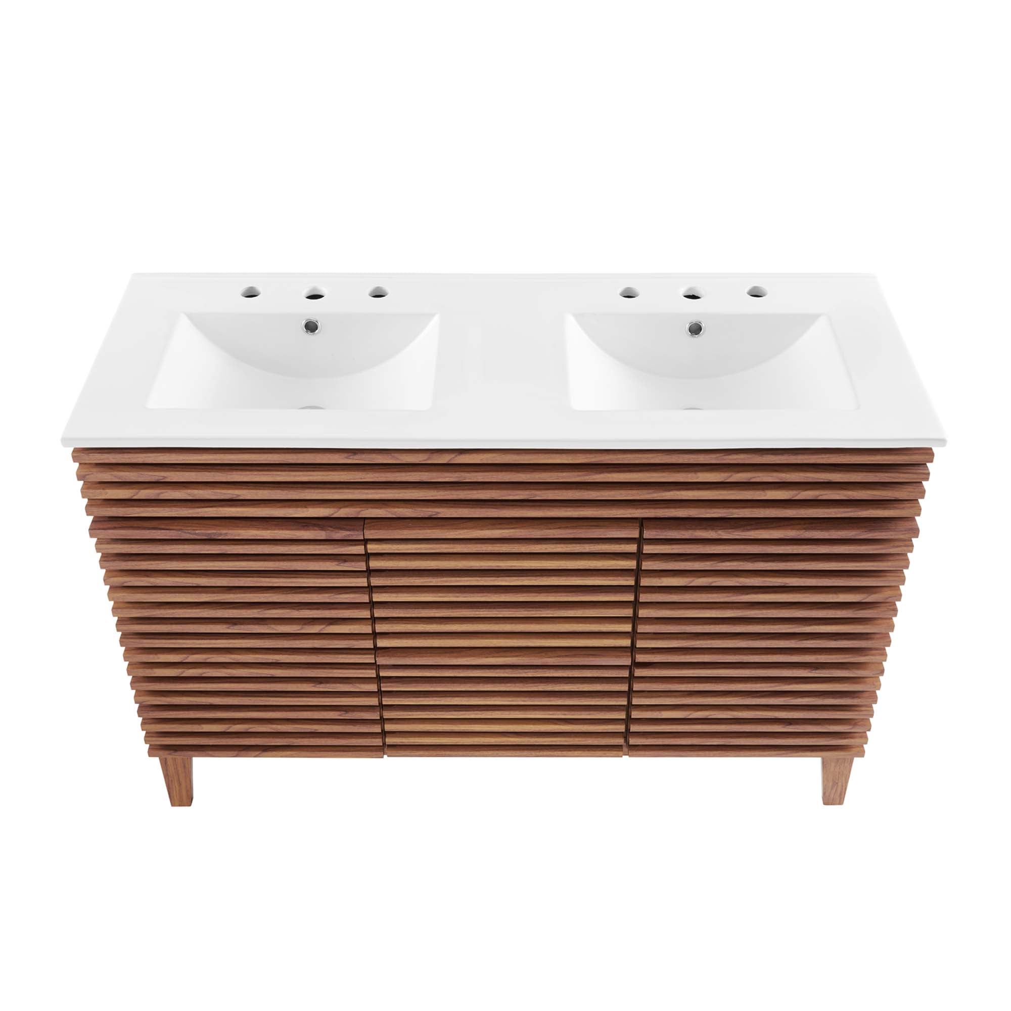 Render 48" Double Sink Bathroom Vanity by Modway