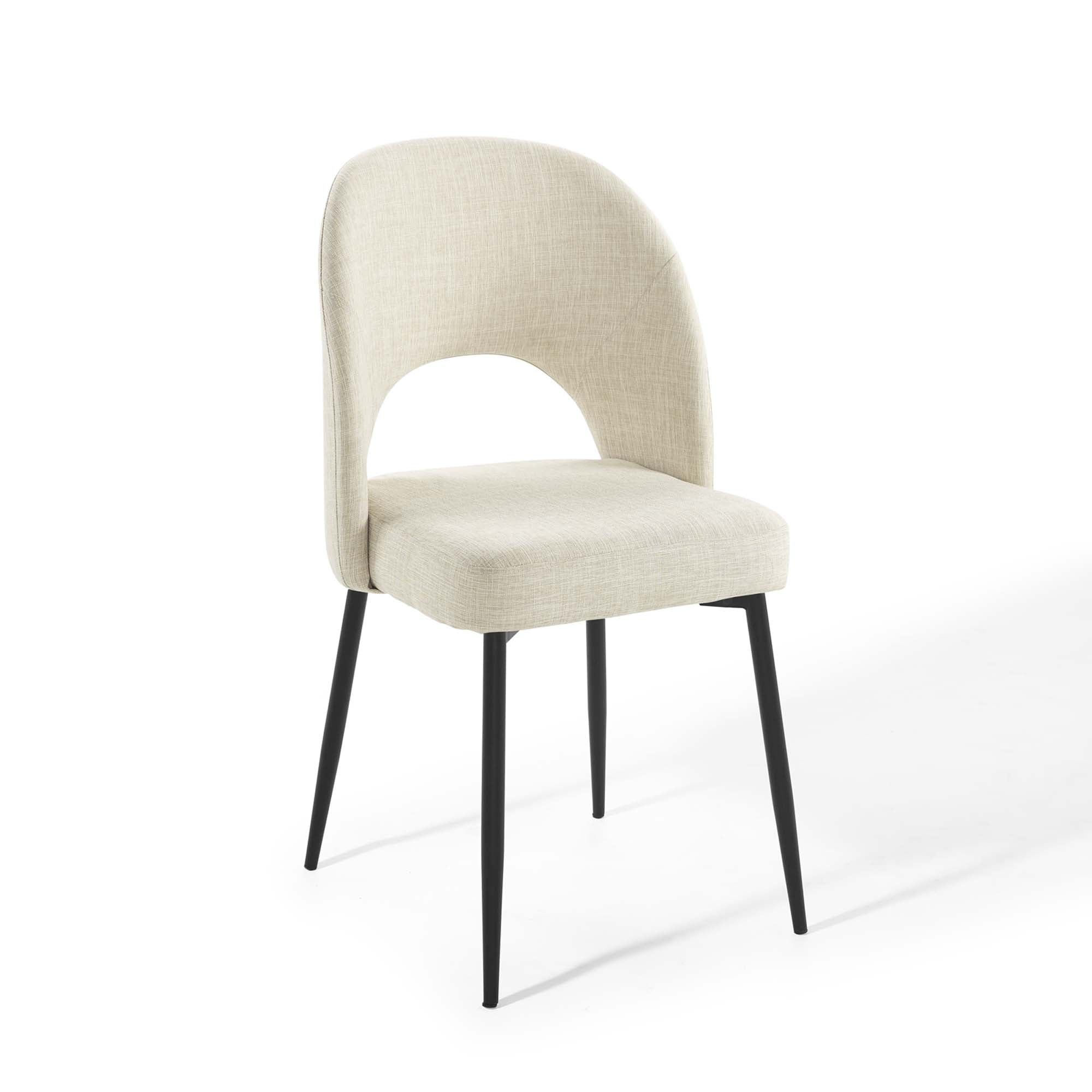 Rouse Upholstered Fabric Dining Side Chair Set of 2 by Modway