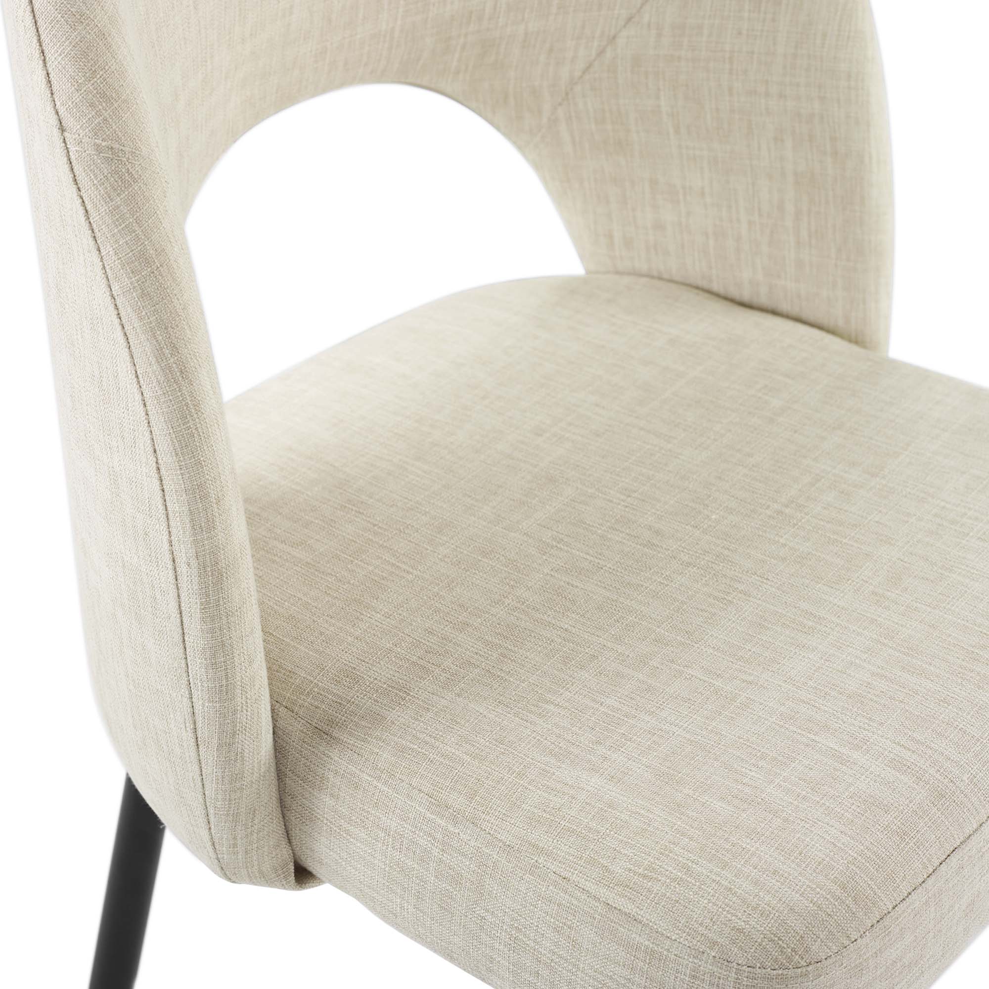 Rouse Upholstered Fabric Dining Side Chair Set of 2 by Modway