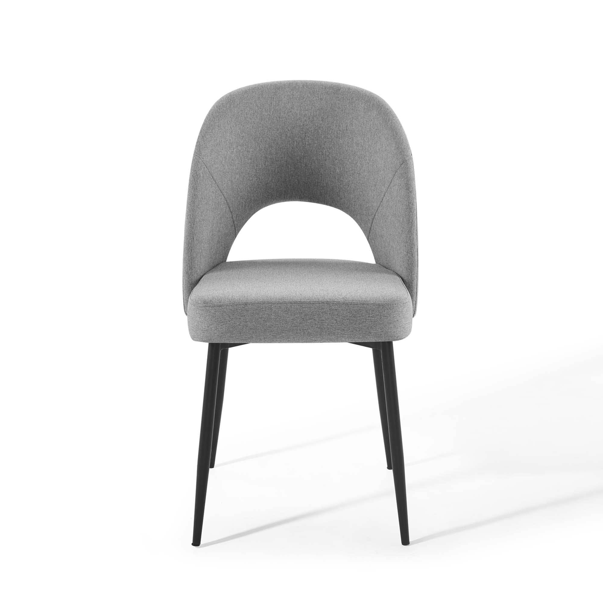 Rouse Upholstered Fabric Dining Side Chair Set of 2 by Modway