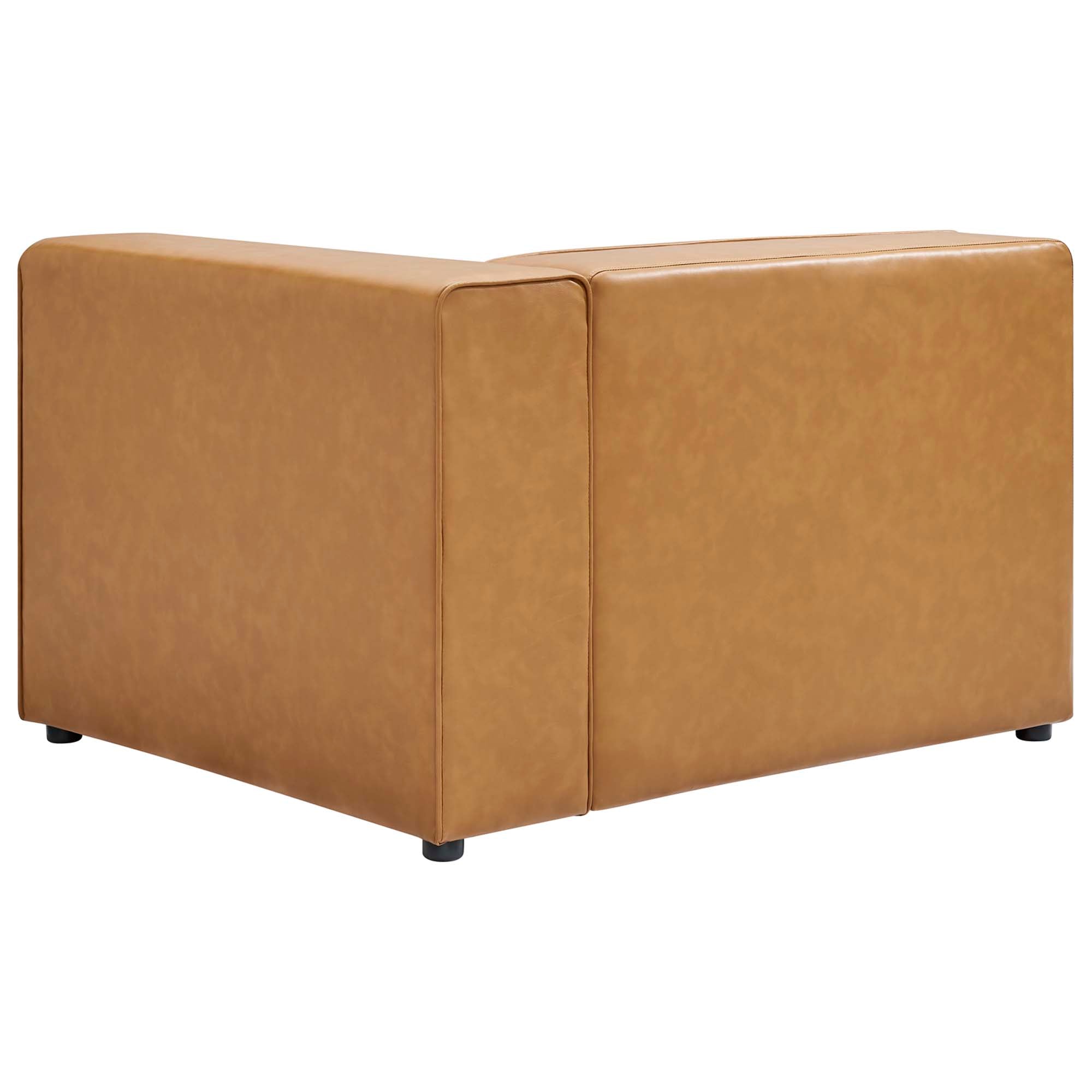 Mingle Vegan Leather Right-Arm Chair by Modway - Best Buy Furniture