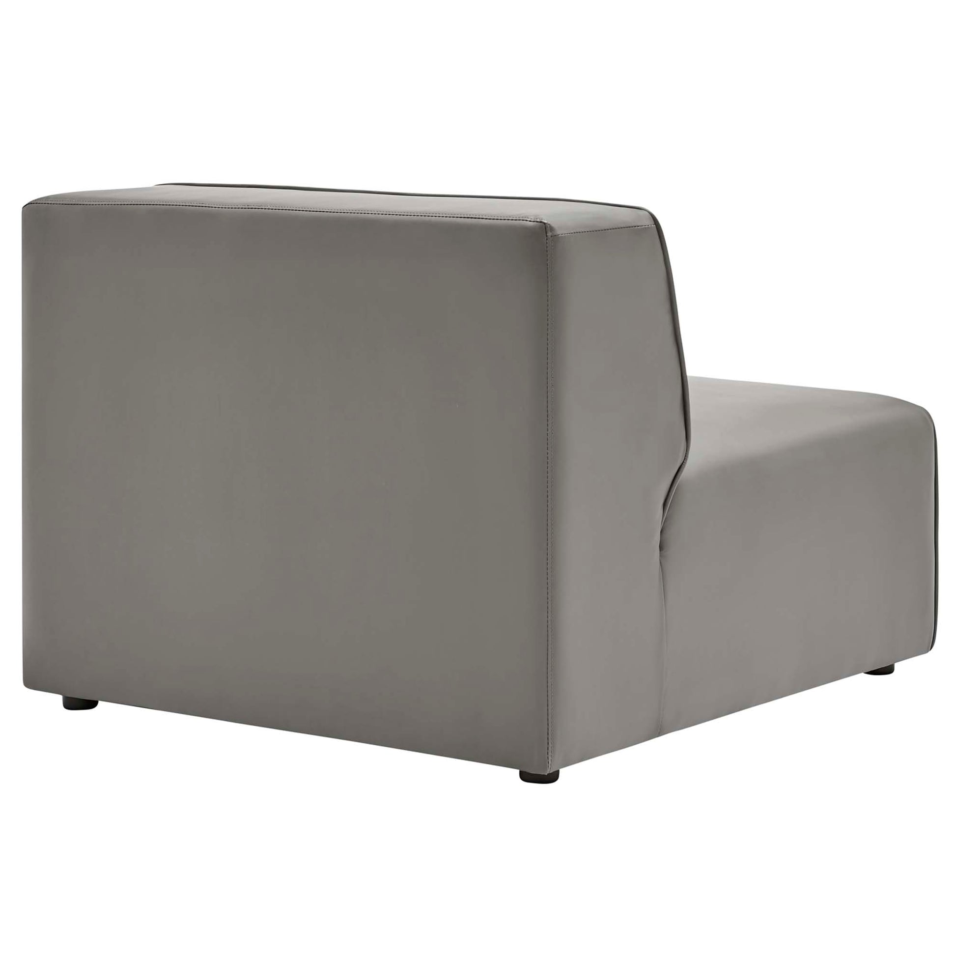 Mingle Vegan Leather Armless Chair by Modway - Best Buy Furniture