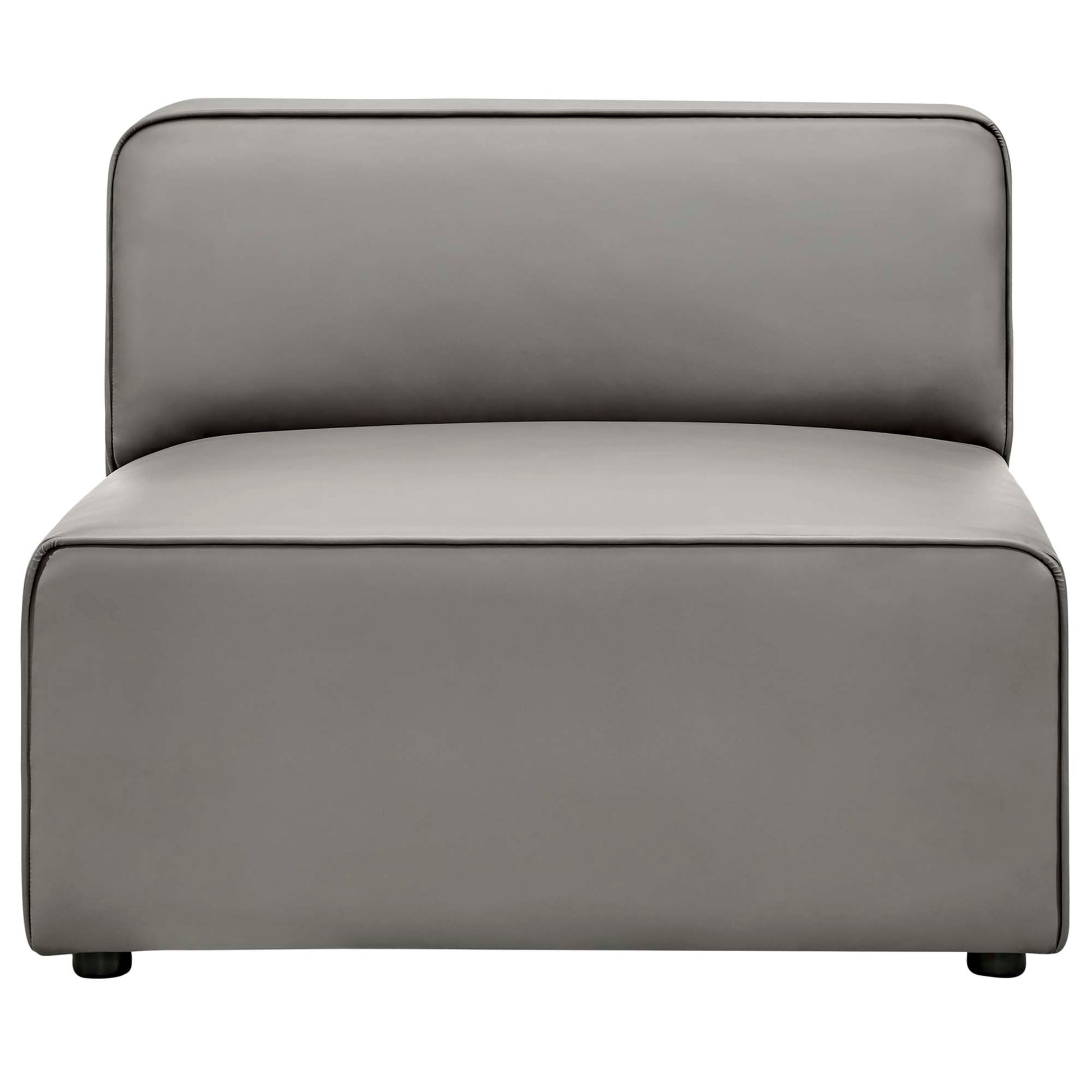 Mingle Vegan Leather Armless Chair by Modway - Best Buy Furniture