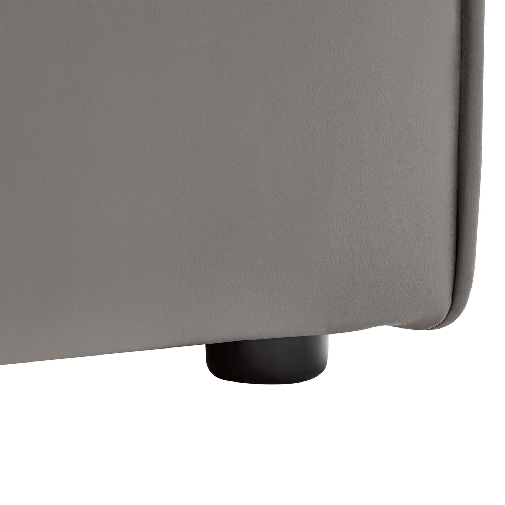 Mingle Vegan Leather Armless Chair by Modway - Best Buy Furniture