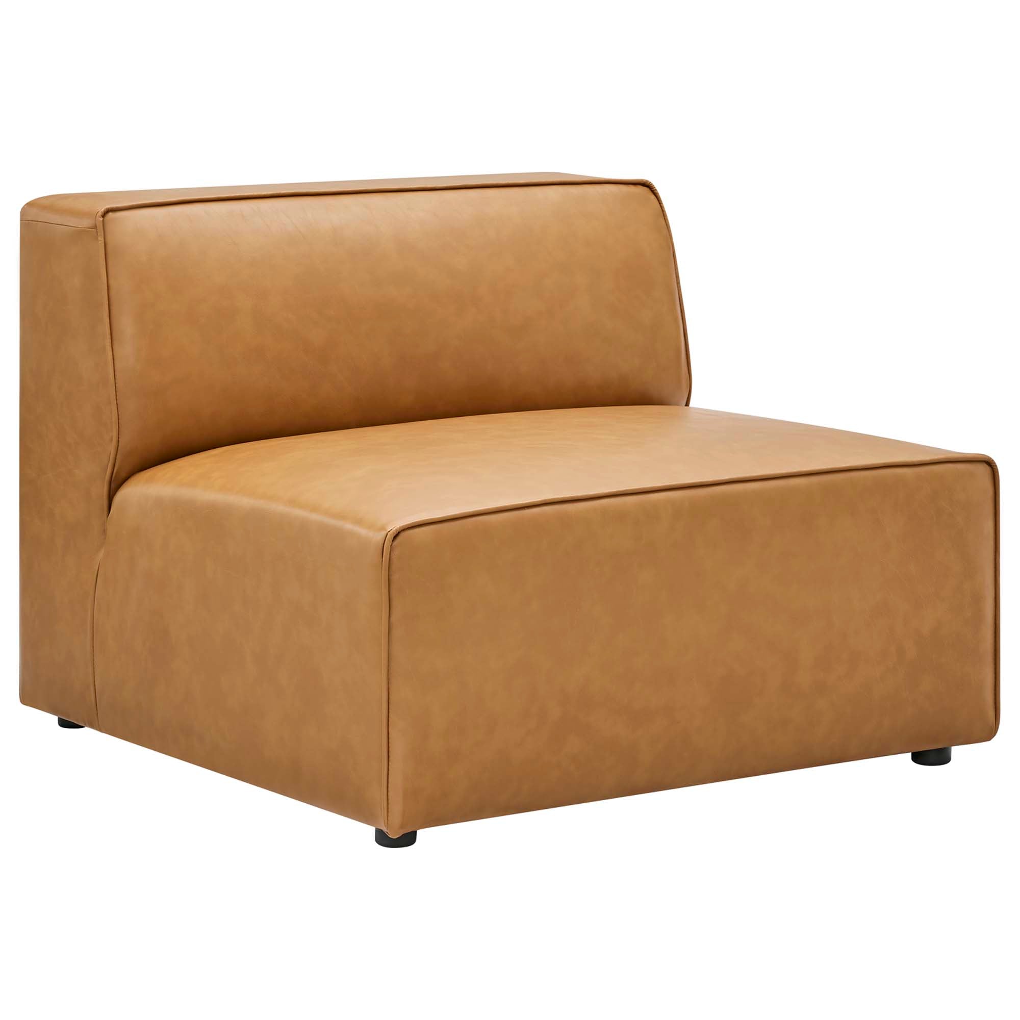 Mingle Vegan Leather Armless Chair by Modway - Best Buy Furniture