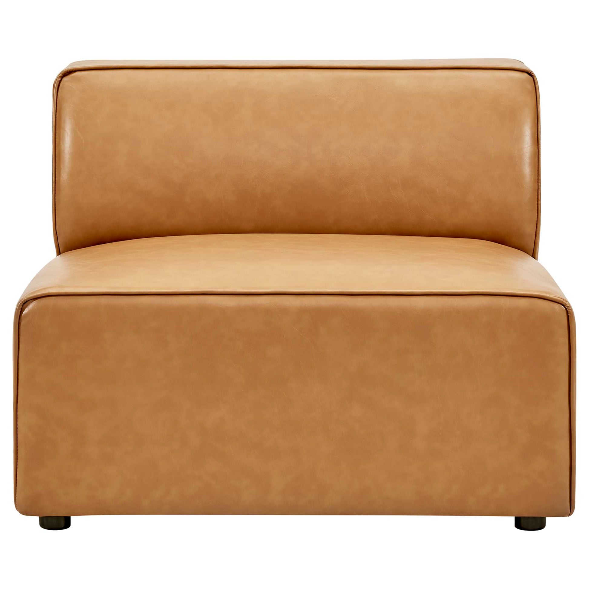 Mingle Vegan Leather Armless Chair by Modway - Best Buy Furniture