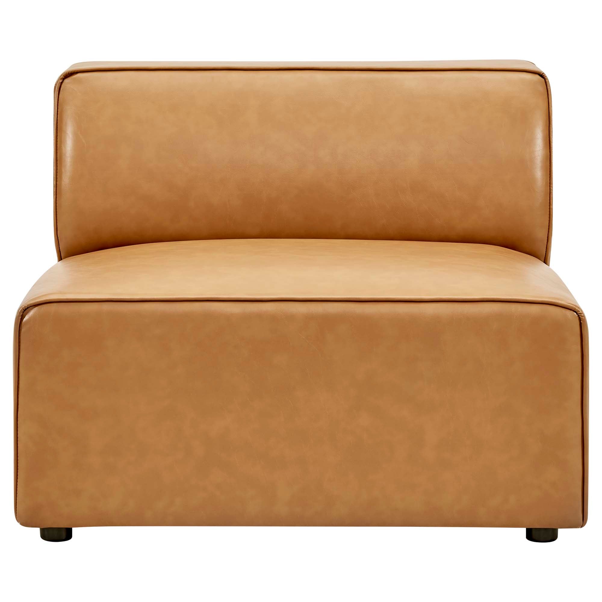 Mingle Vegan Leather Armless Chair by Modway - Best Buy Furniture
