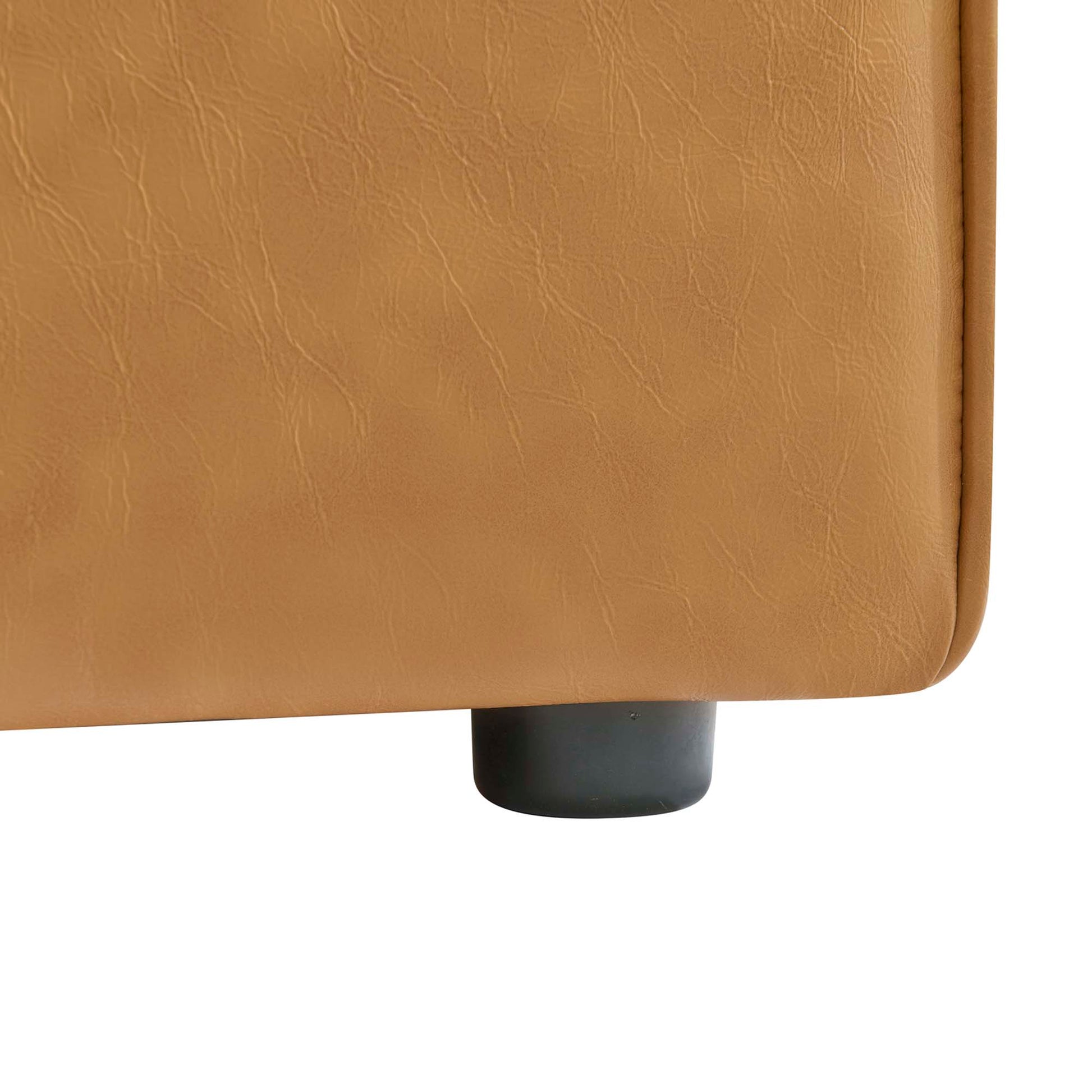 Mingle Vegan Leather Armless Chair by Modway - Best Buy Furniture