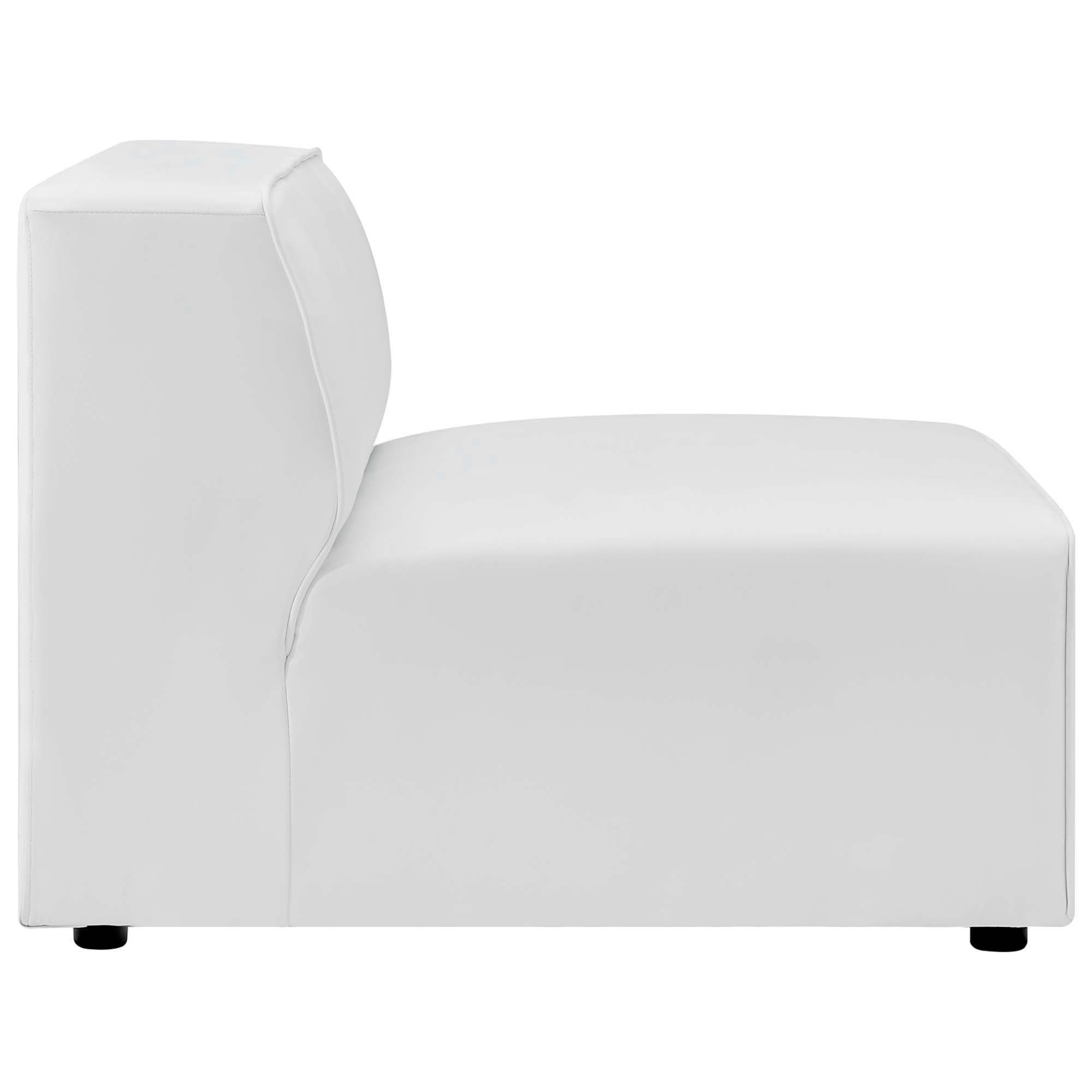 Mingle Vegan Leather Armless Chair by Modway - Best Buy Furniture