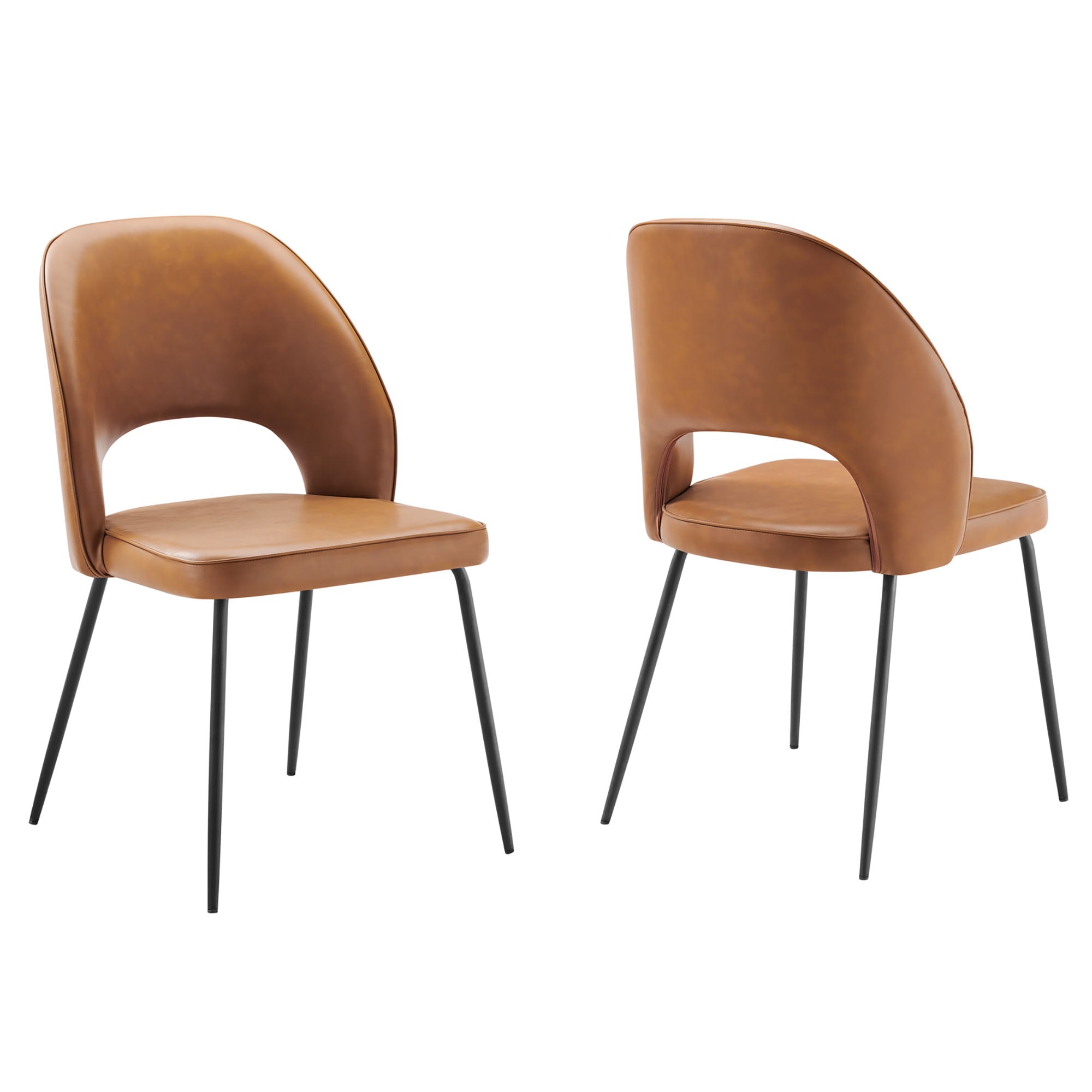 Nico Vegan Leather Dining Chair Set of 2 by Modway - Best Buy Furniture
