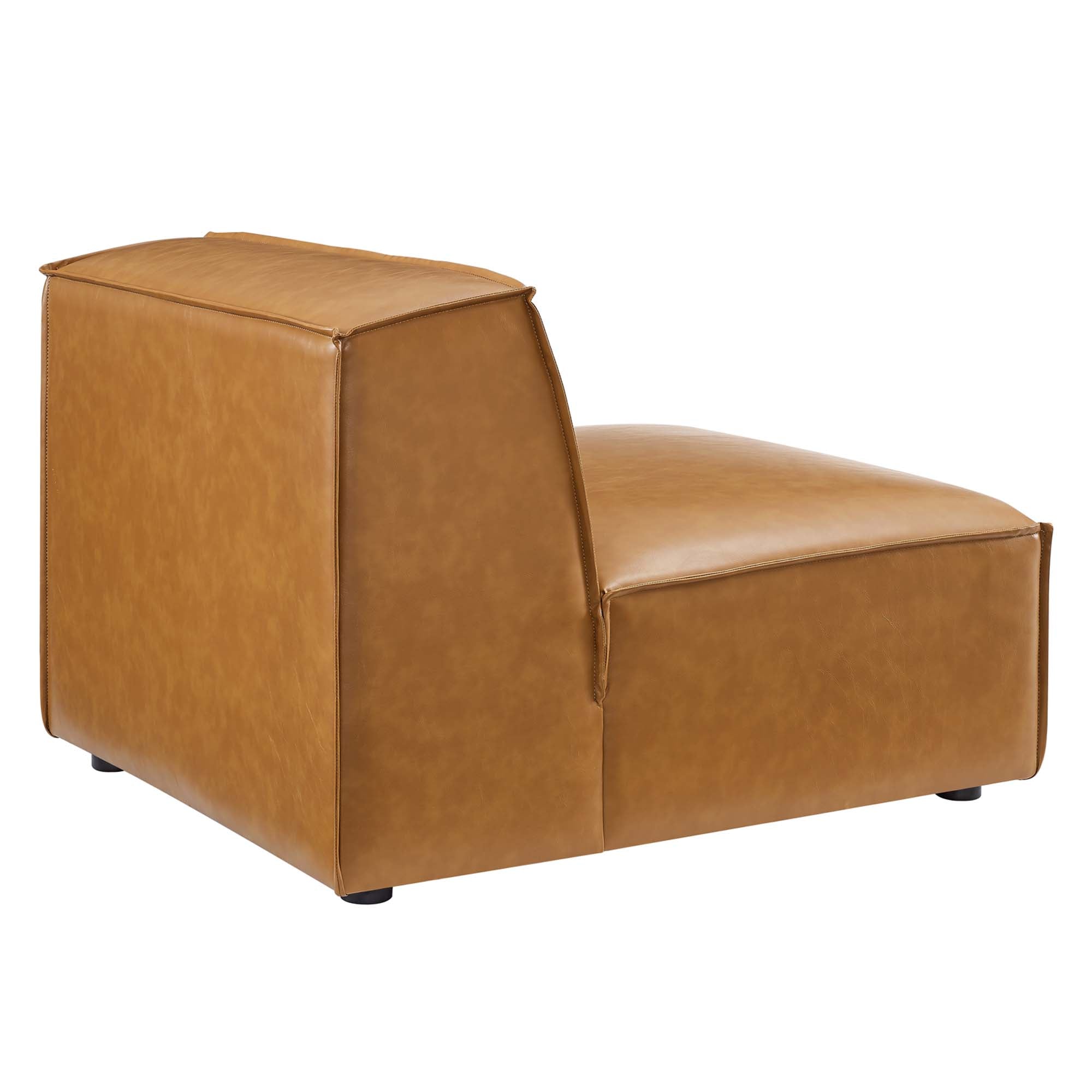 Restore 3-Piece Vegan Leather Sofa by Modway