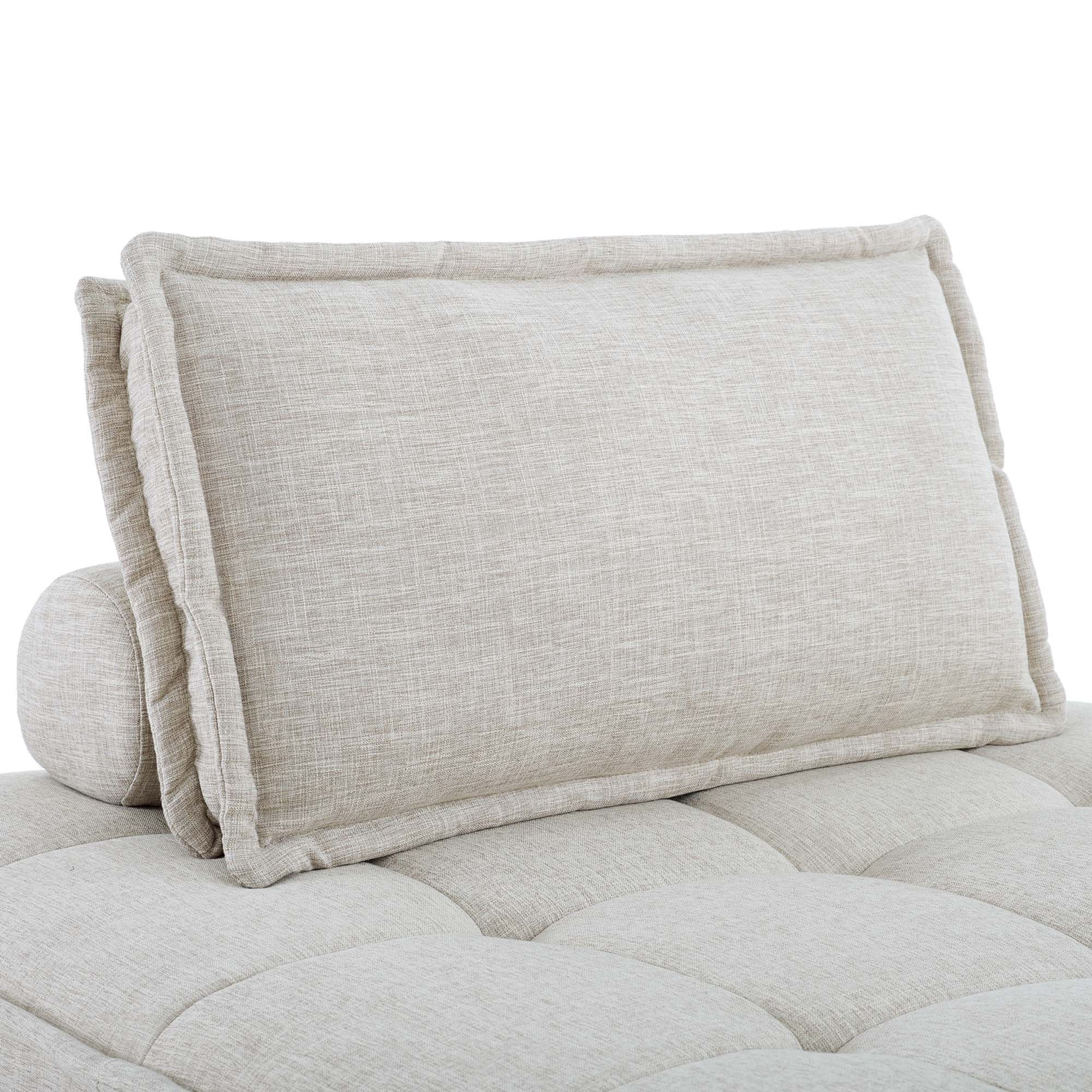 Saunter Tufted Fabric Armless Chair by Modway