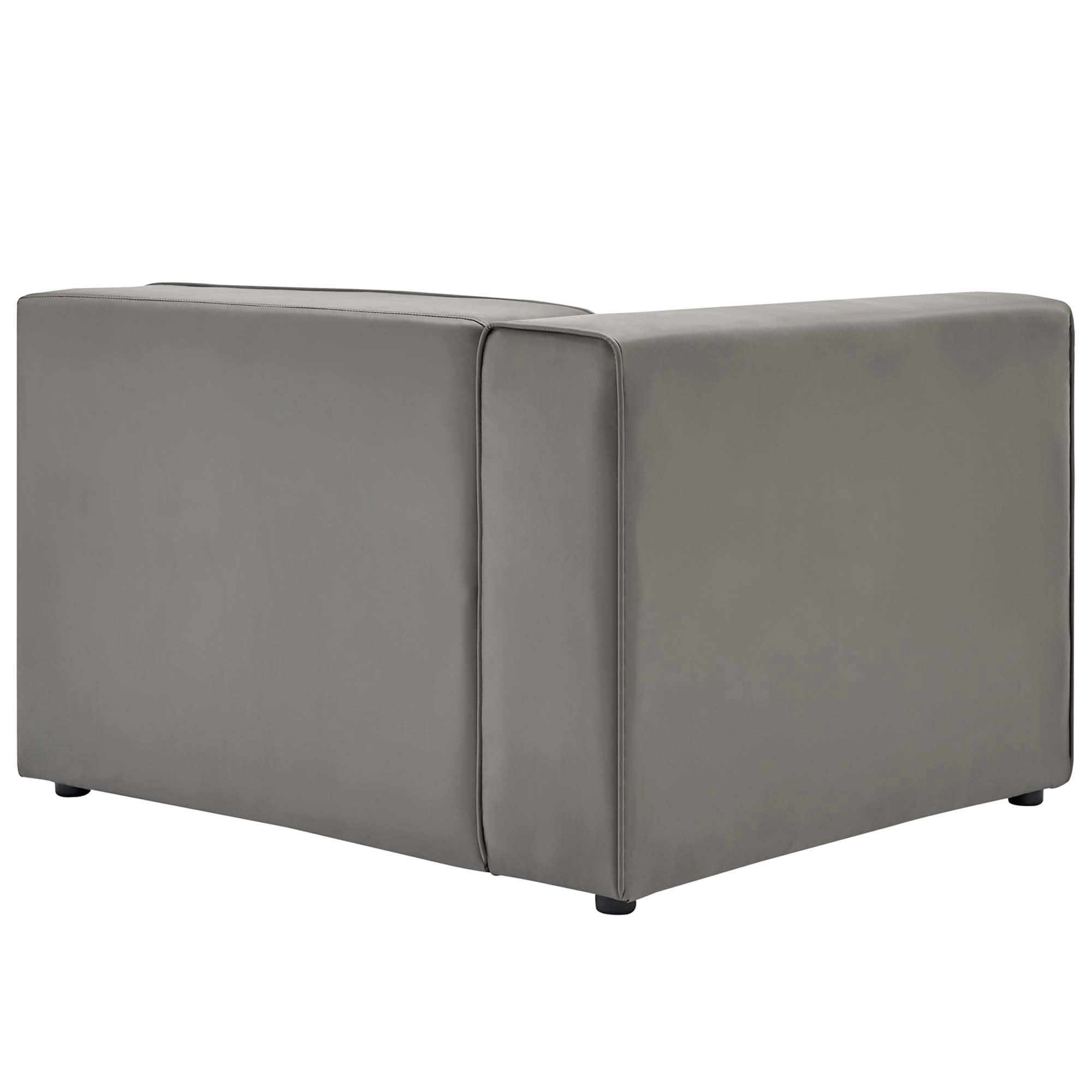 Mingle 3-Piece Vegan Leather Sectional Sofa by Modway - Best Buy Furniture
