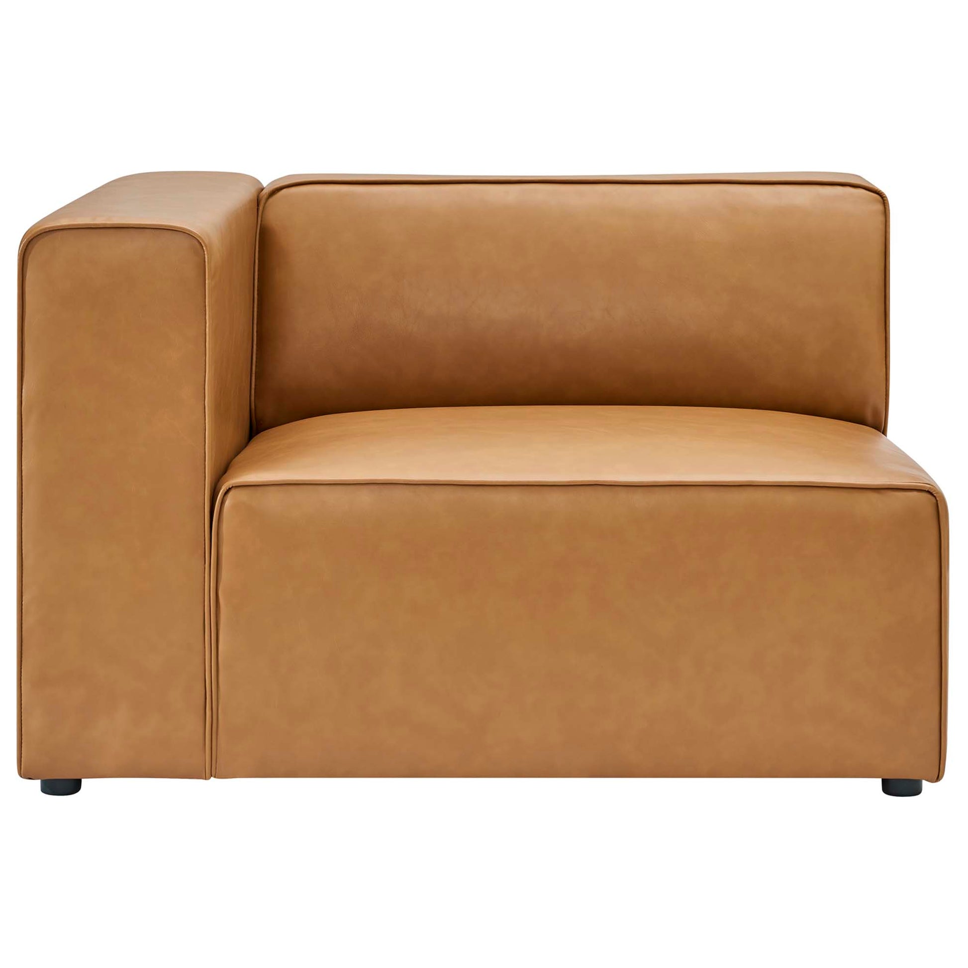 Mingle 3-Piece Vegan Leather Sectional Sofa by Modway - Best Buy Furniture