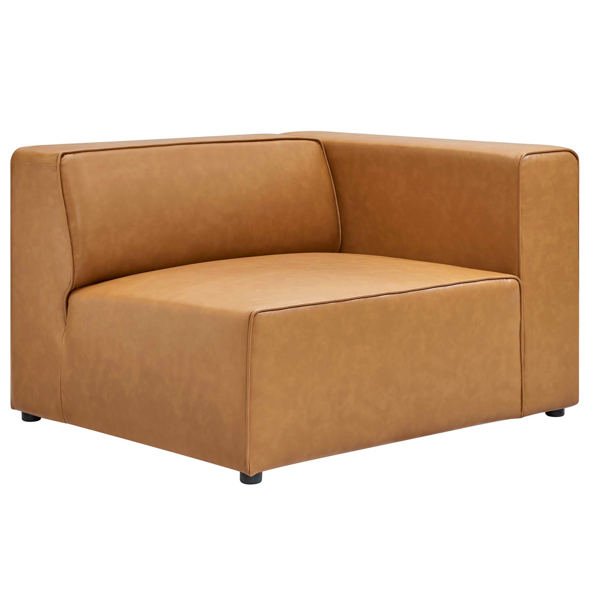 Mingle 3-Piece Vegan Leather Sectional Sofa by Modway - Best Buy Furniture