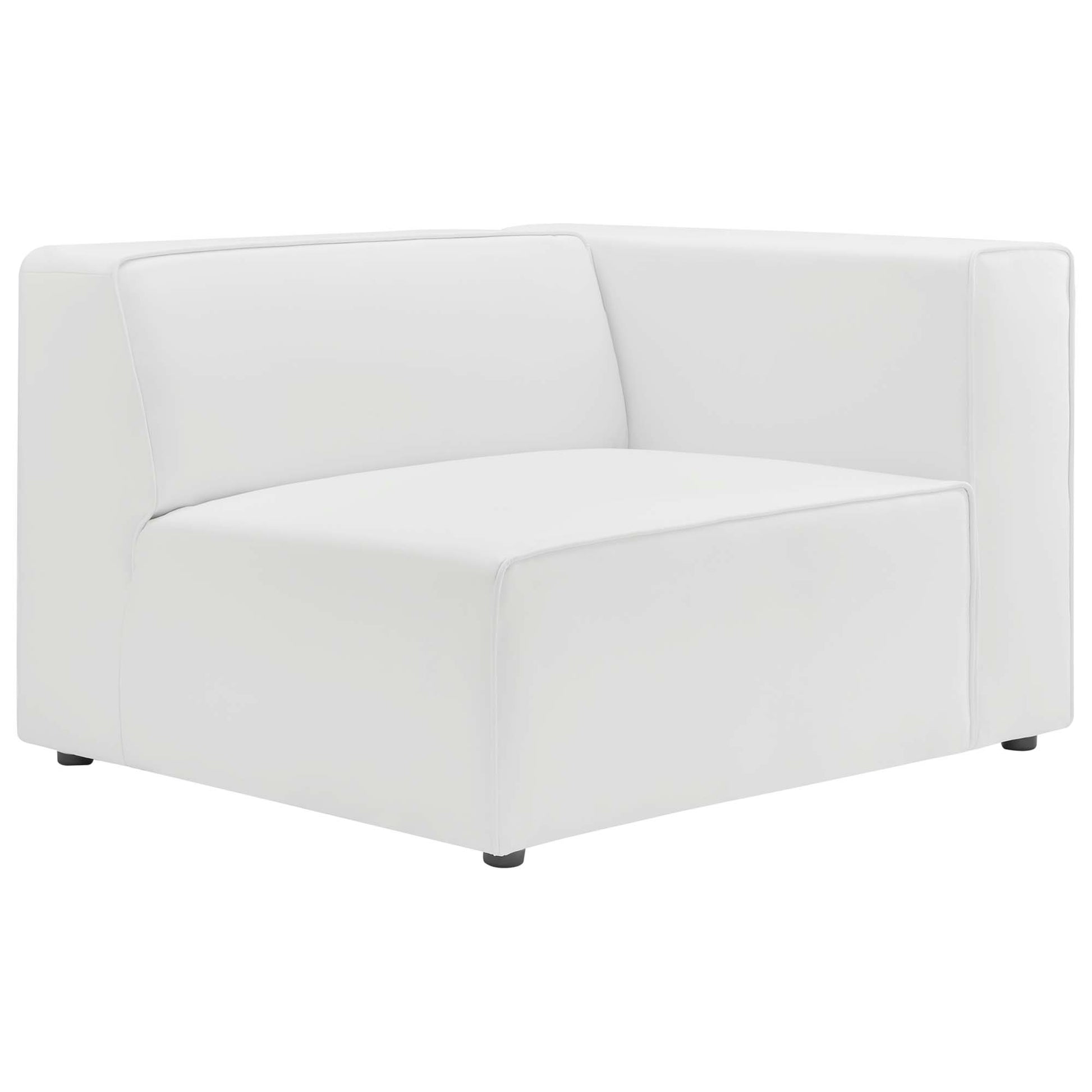 Mingle 3-Piece Vegan Leather Sectional Sofa by Modway - Best Buy Furniture