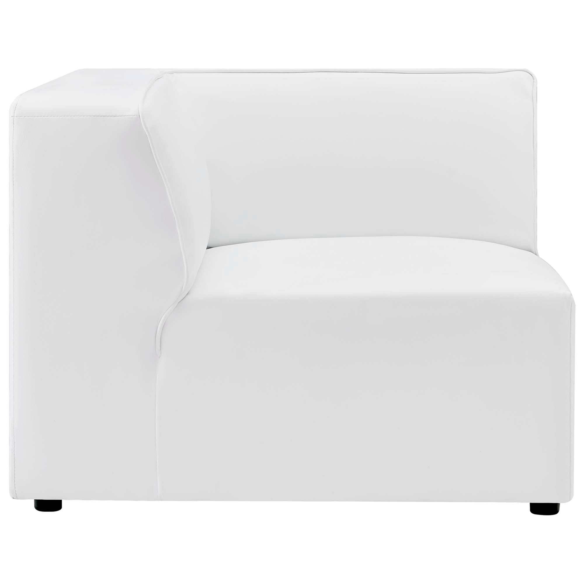 Mingle 7-Piece Vegan Leather Sectional Sofa by Modway - Best Buy Furniture