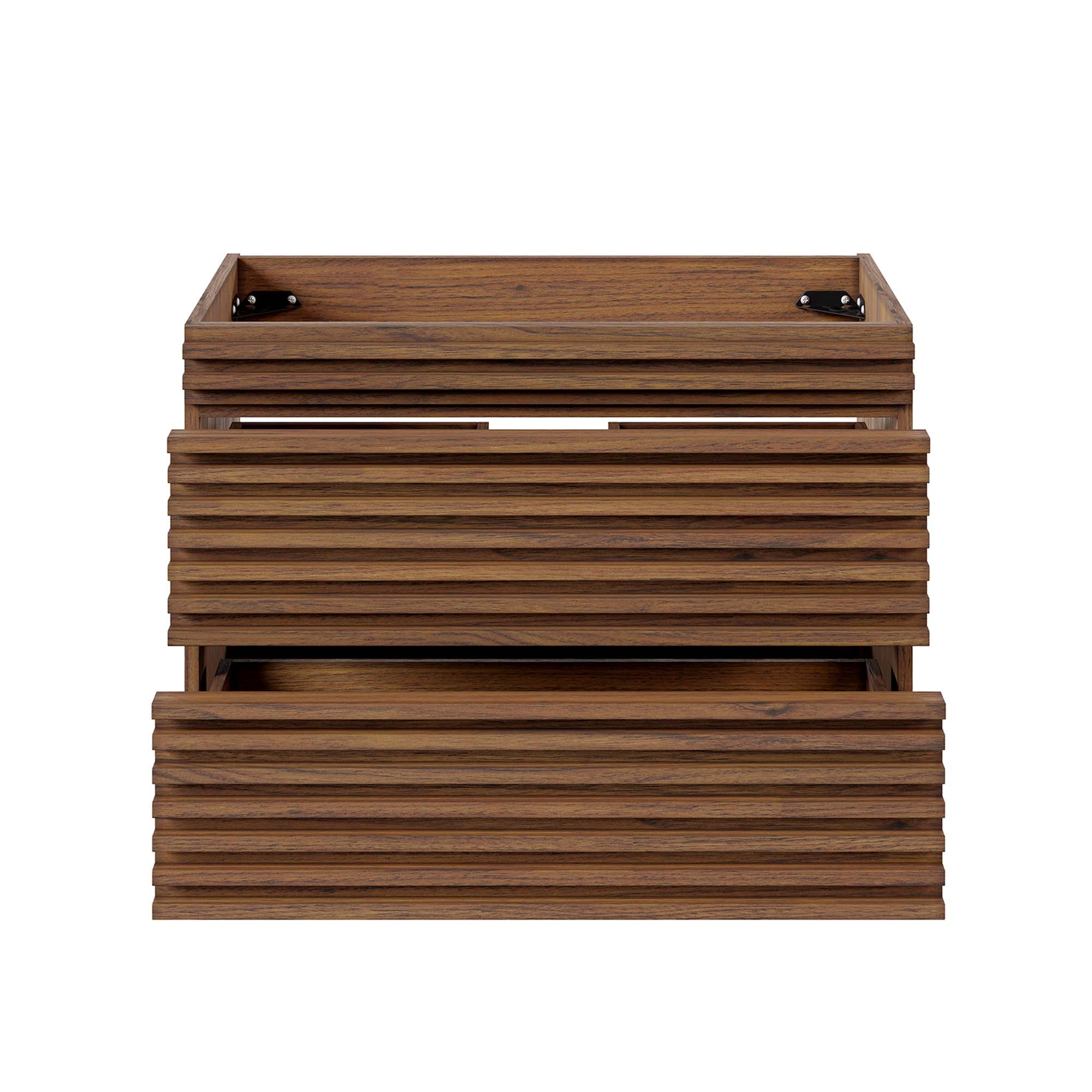 Render 30" Wall-Mount Bathroom Vanity Cabinet (Sink Basin Not Included) by Modway