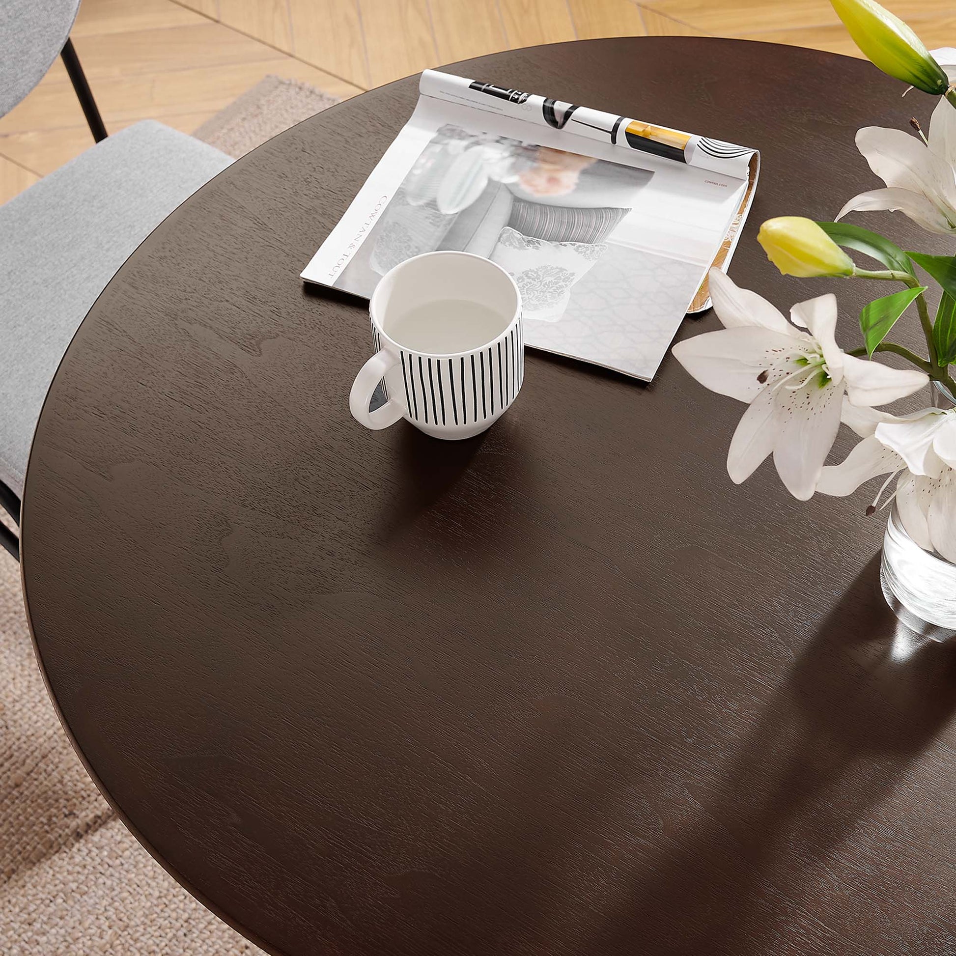 Lippa 36" Round Wood Dining Table by Modway - Best Buy Furniture