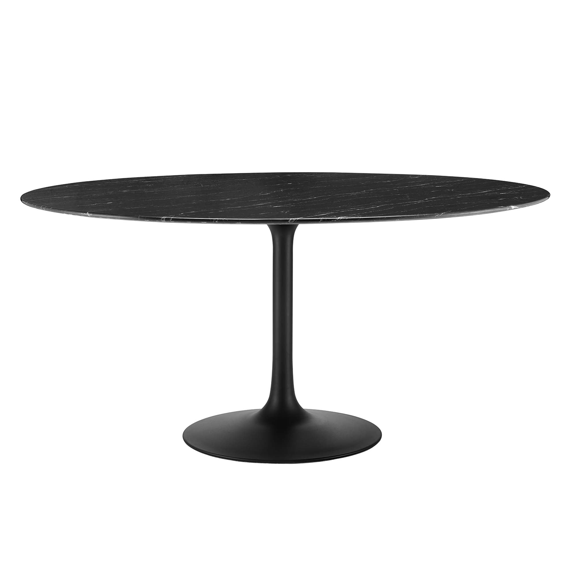 Lippa 60" Round Faux Marble Dining Table by Modway - Best Buy Furniture