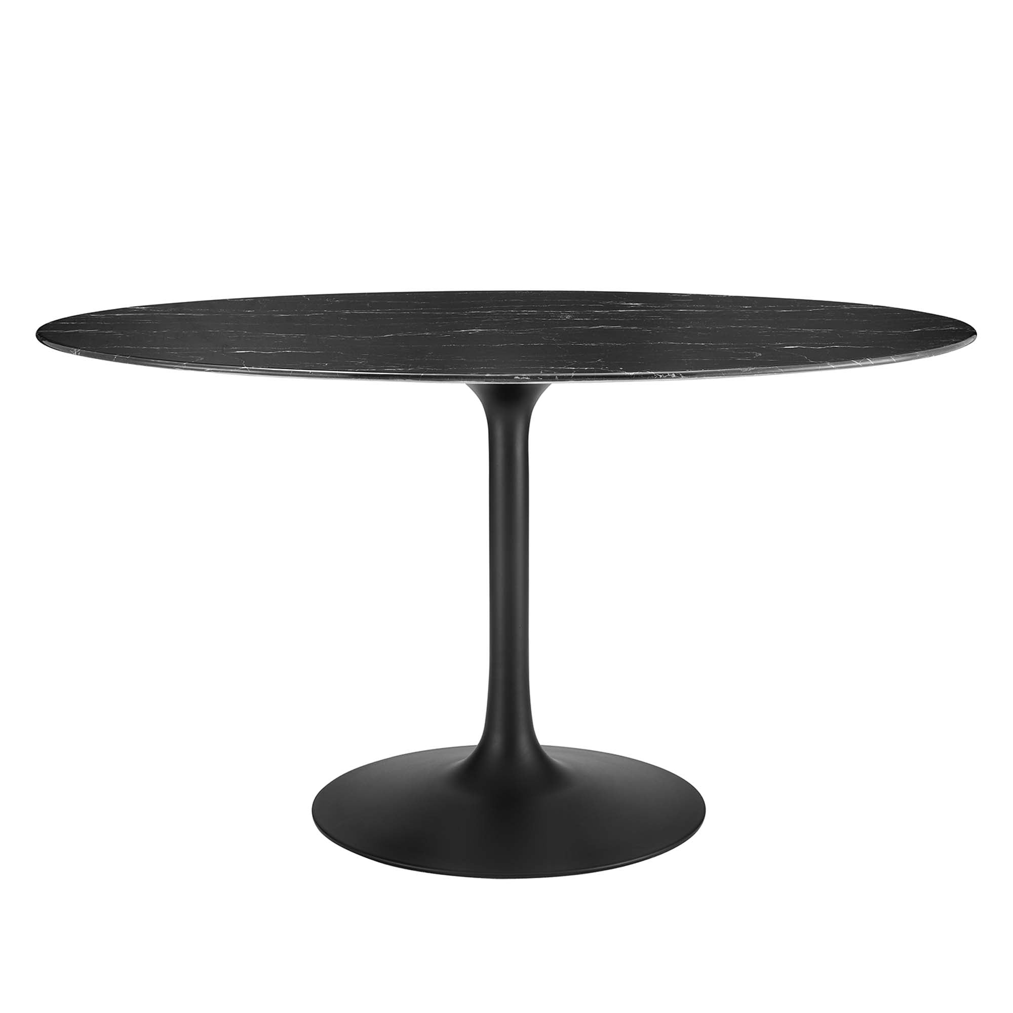Lippa 54" Oval Faux Marble Dining Table by Modway - Best Buy Furniture
