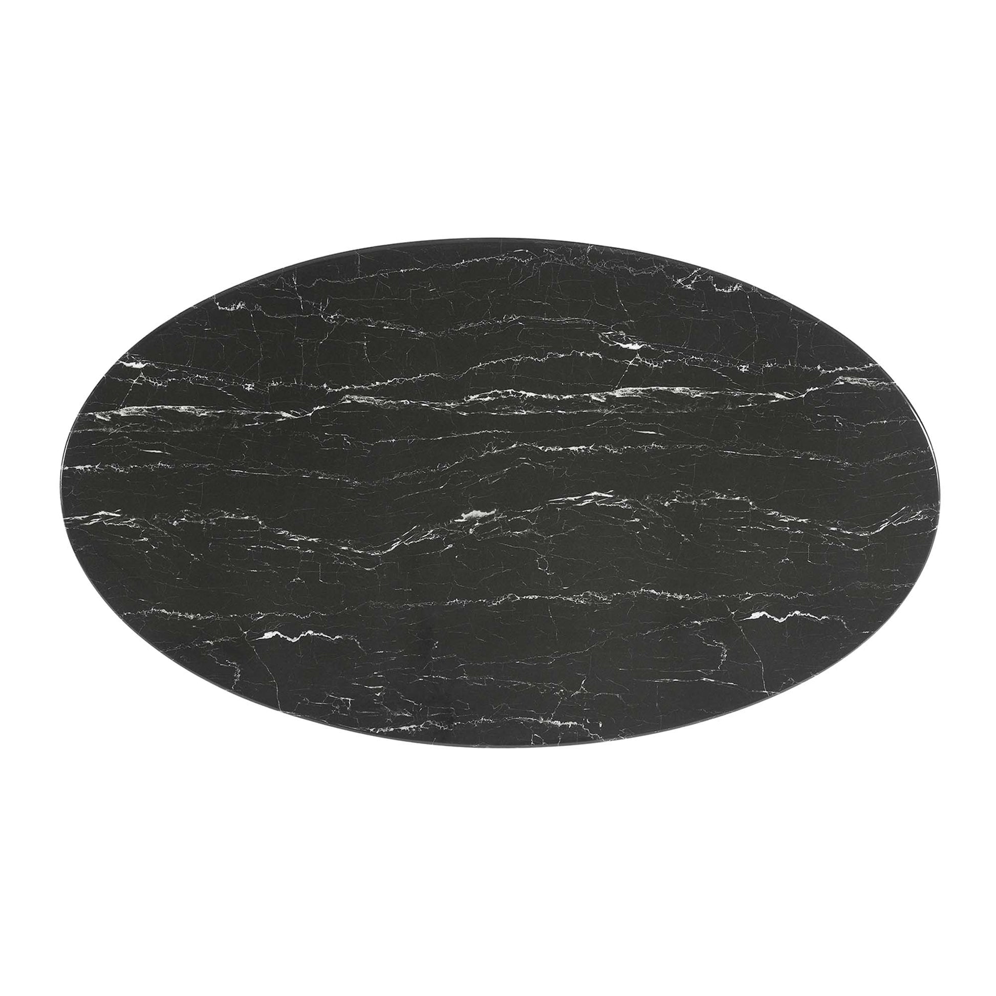 Lippa 54" Oval Faux Marble Dining Table by Modway - Best Buy Furniture