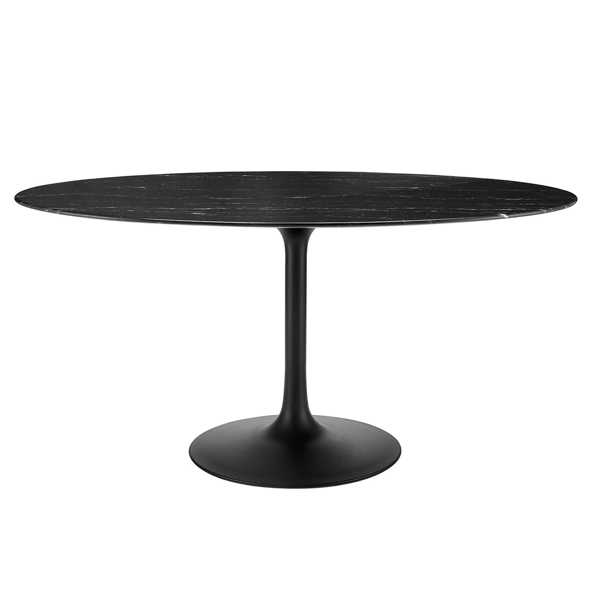 Lippa 60" Oval Faux Marble Dining Table by Modway - Best Buy Furniture